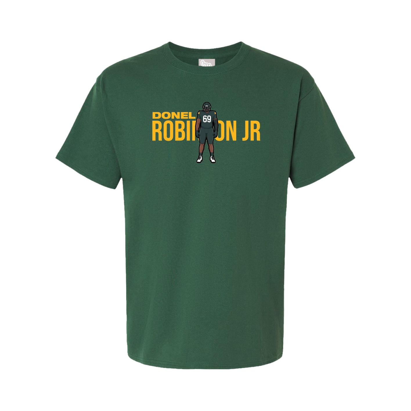 Youth Tee — Player Name in Green