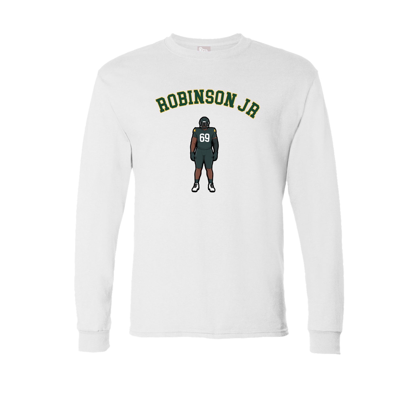 Long Sleeve Tee — Shirsey Arch in White
