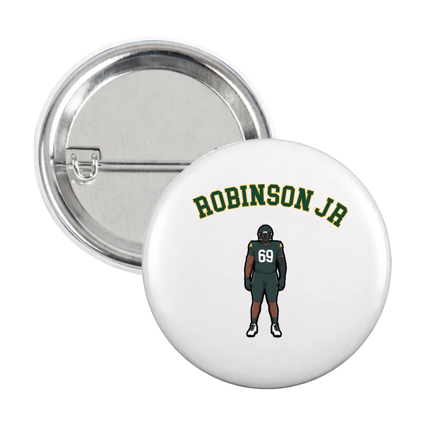 Game Day Button — Shirsey Arch in White