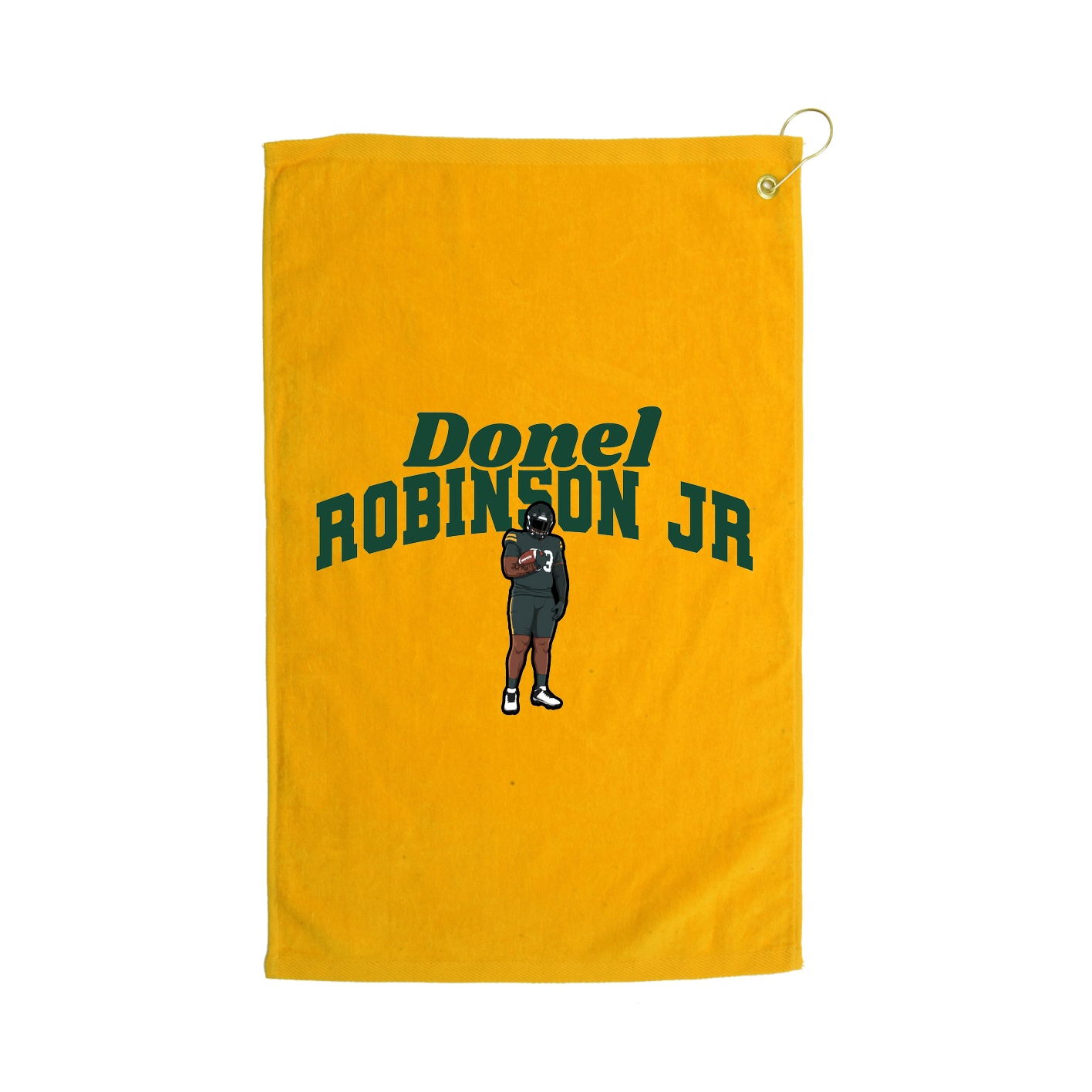 Golf Towel — Signature Arch in Gold