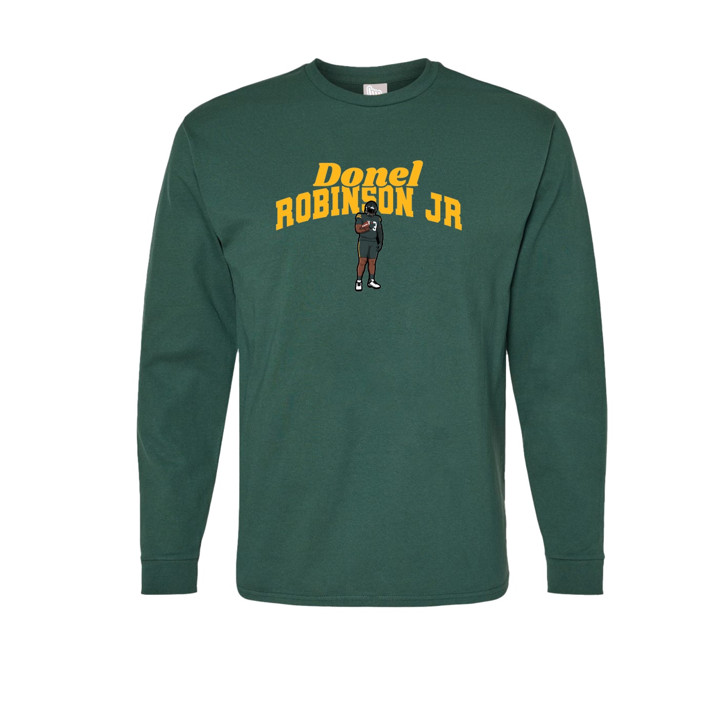 Long Sleeve Tee — Signature Arch in Green