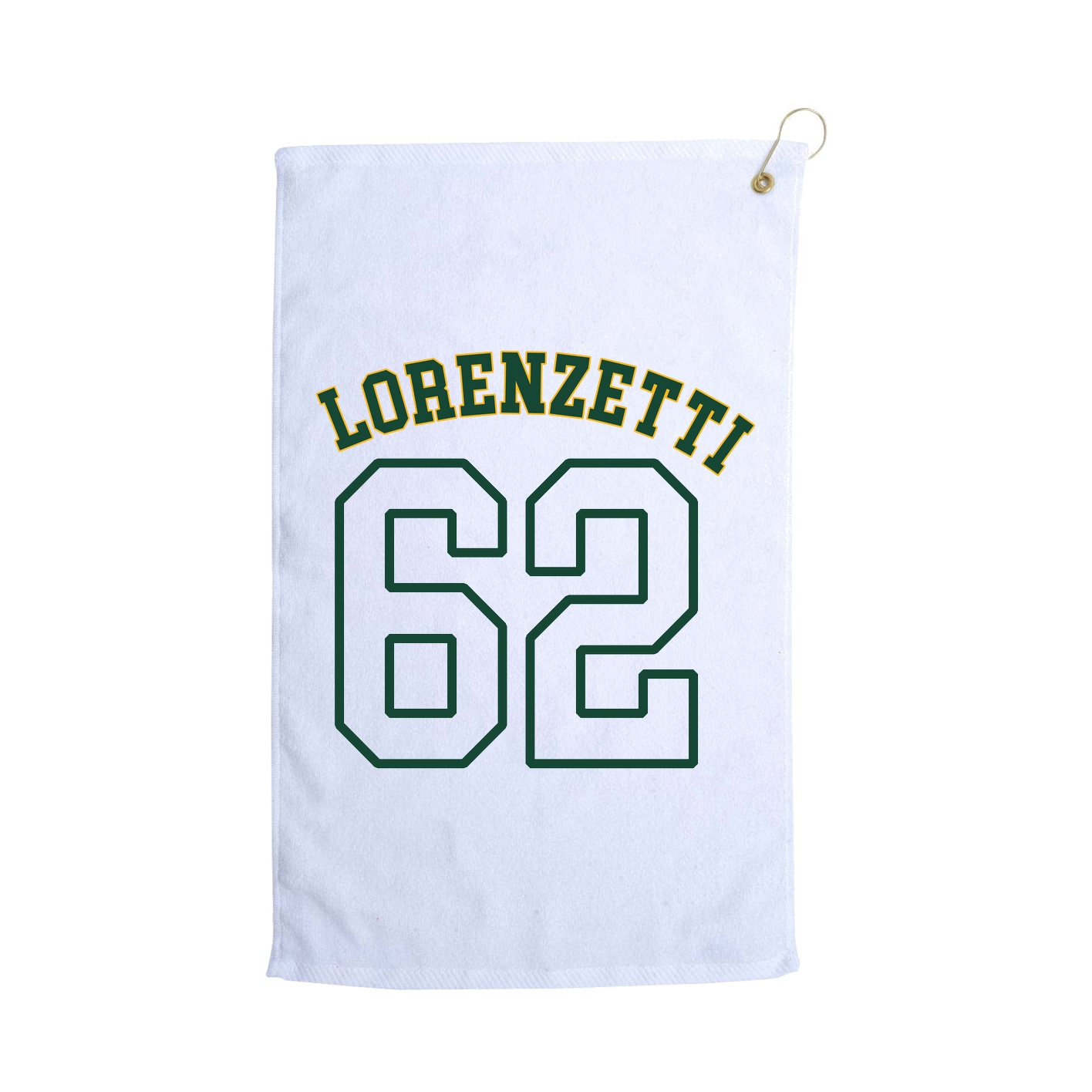 Golf Towel — Shirsey Arch in White