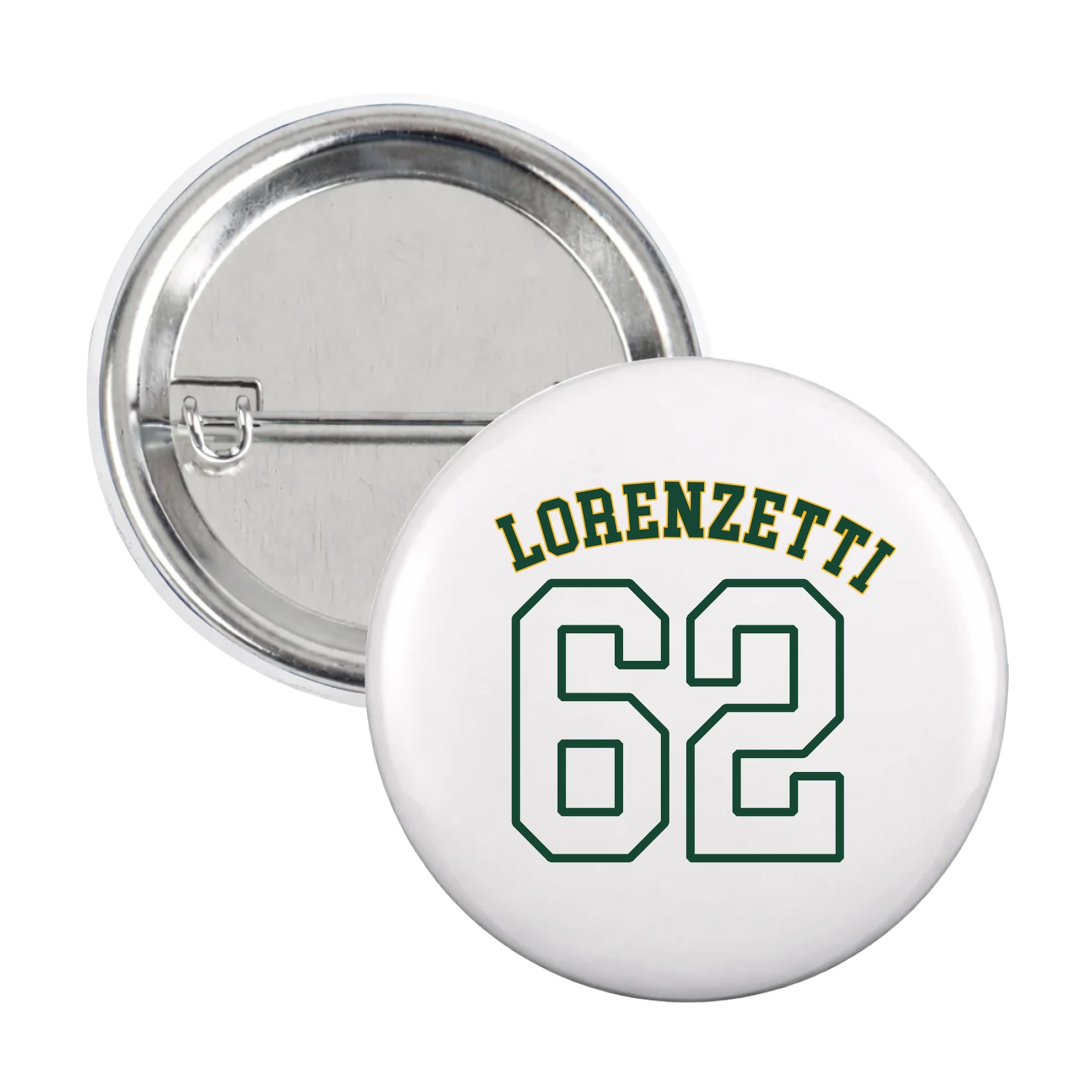 Game Day Button — Shirsey Arch in White