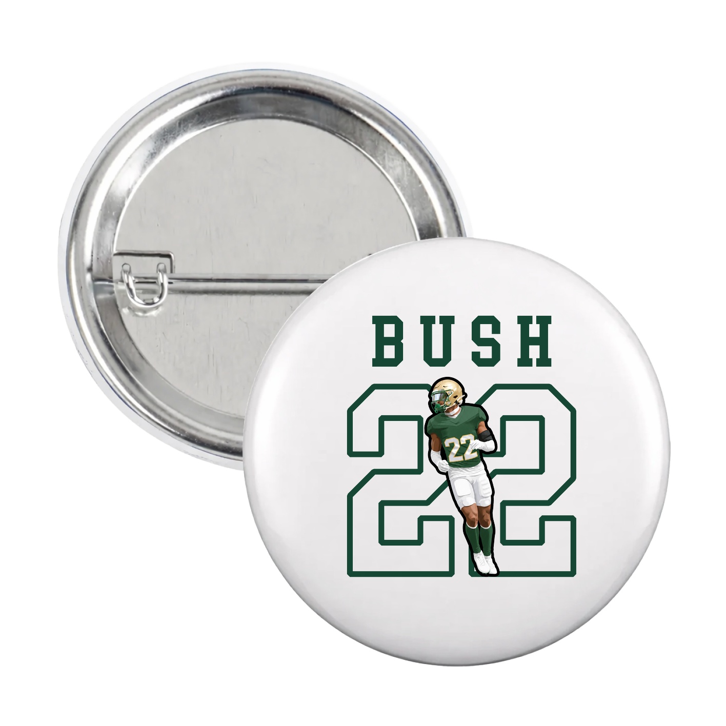 Game Day Button — Shirsey in White