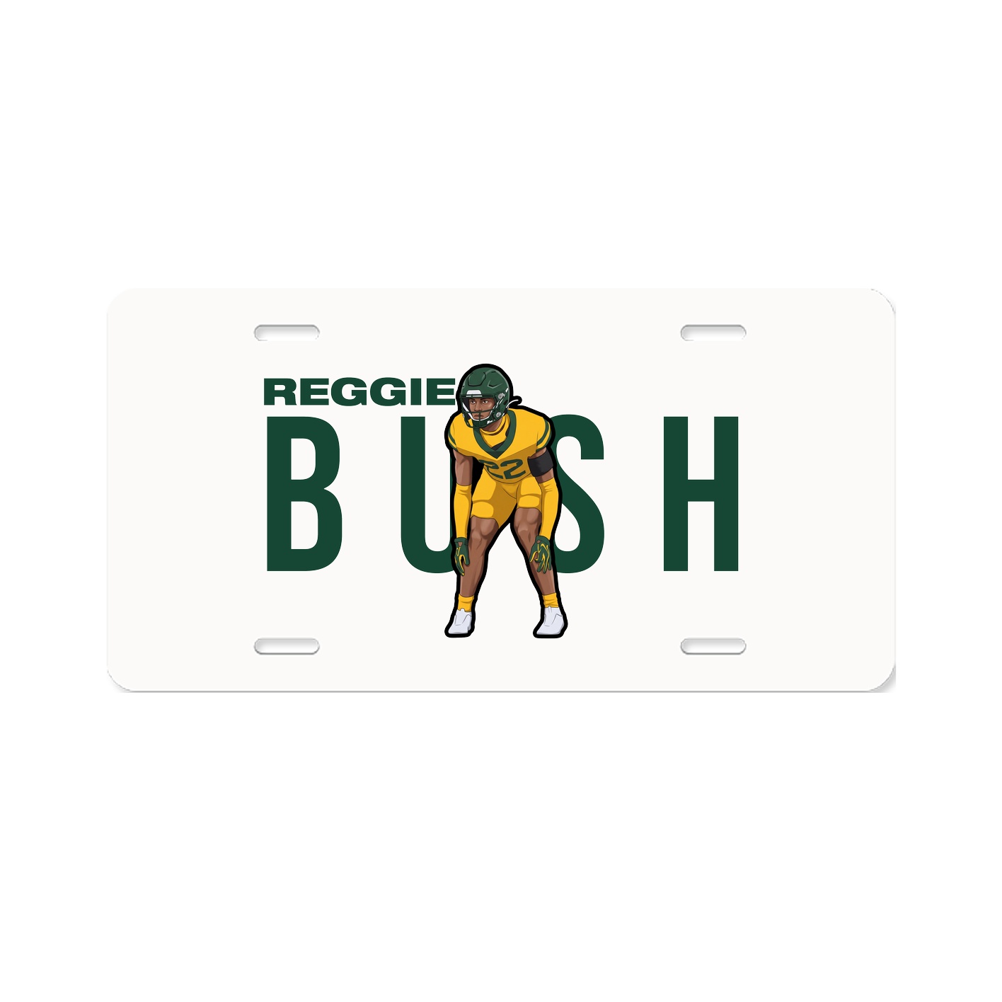 License Plate — Player Name in Classic