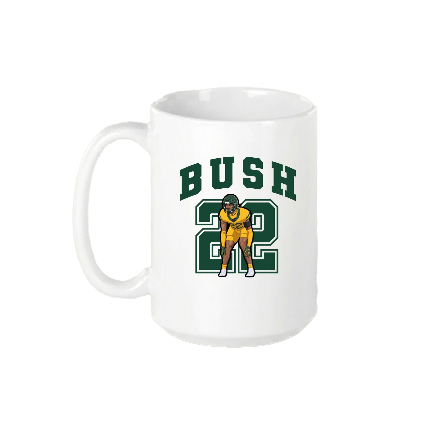 15oz Coffee Mug — Number in White