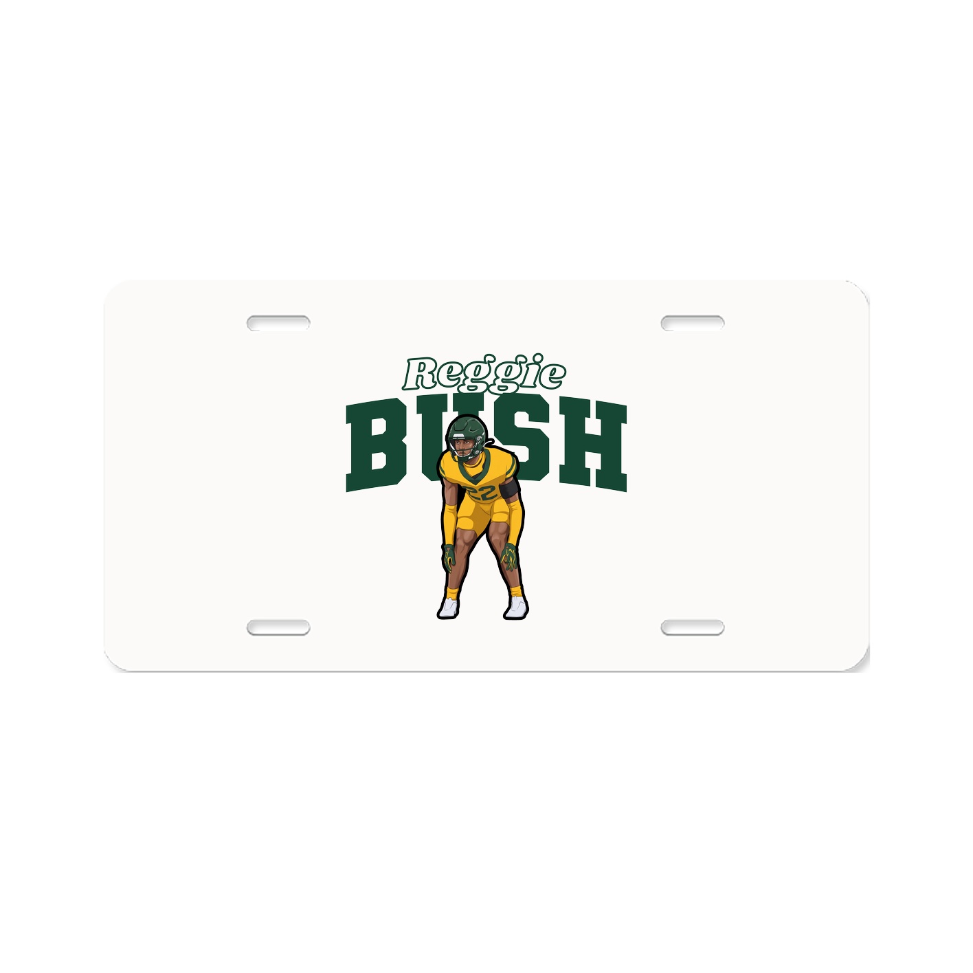 License Plate — Name Arch in Classic