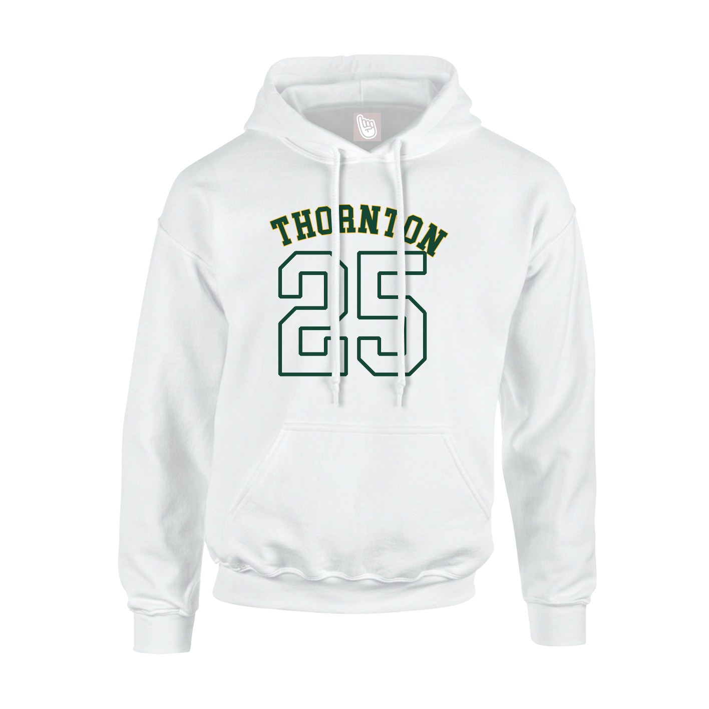 Hoodie — Shirsey Arch in White