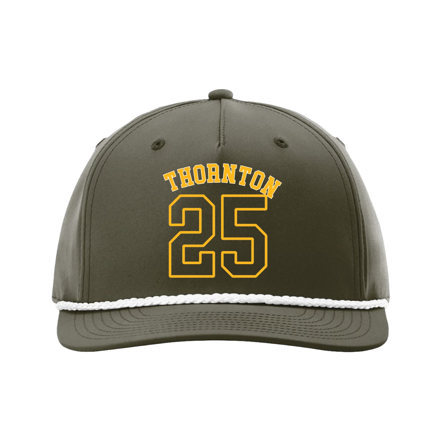Five-Panel Classic Rope Cap — Shirsey Arch in Green