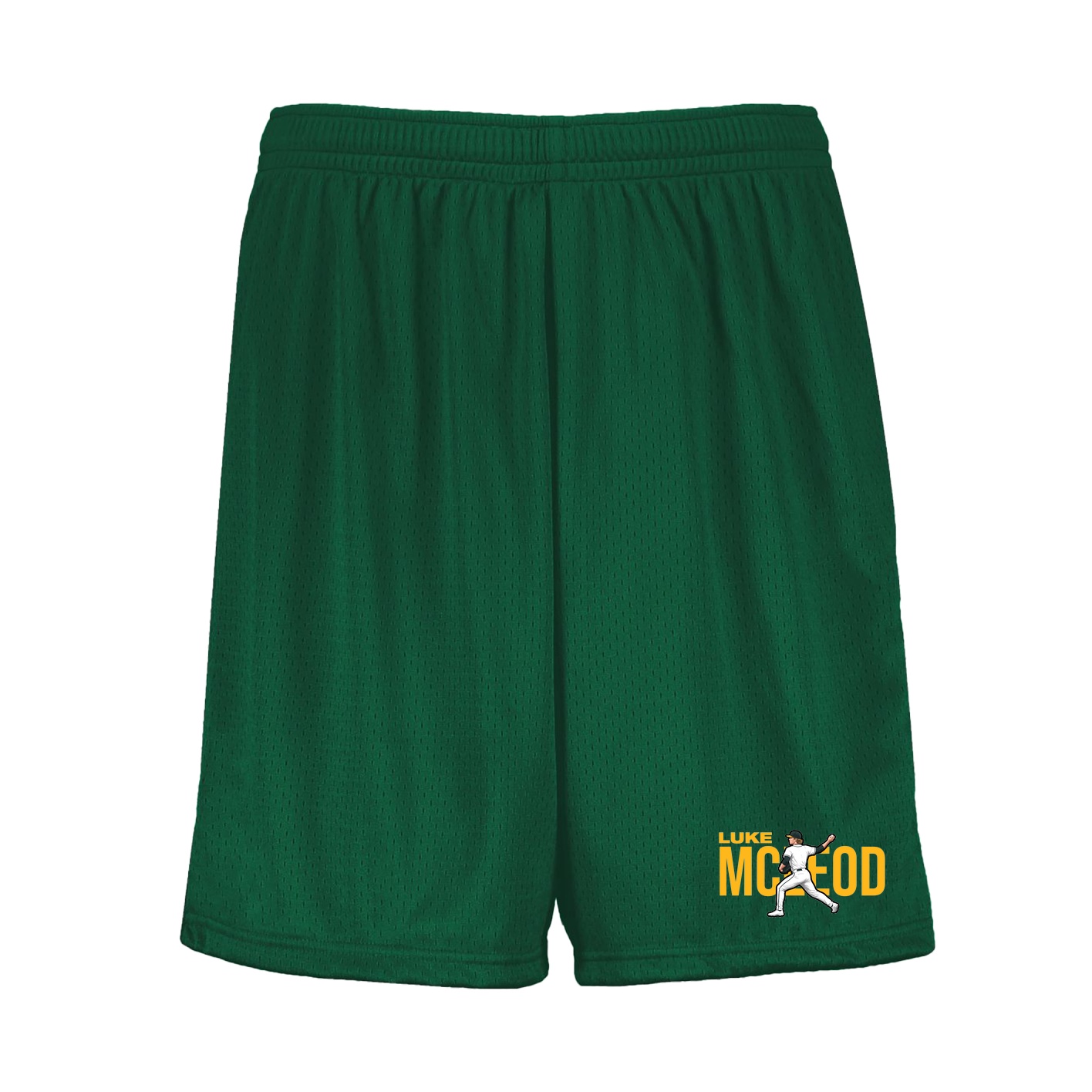 Shorts — Player Name in Green