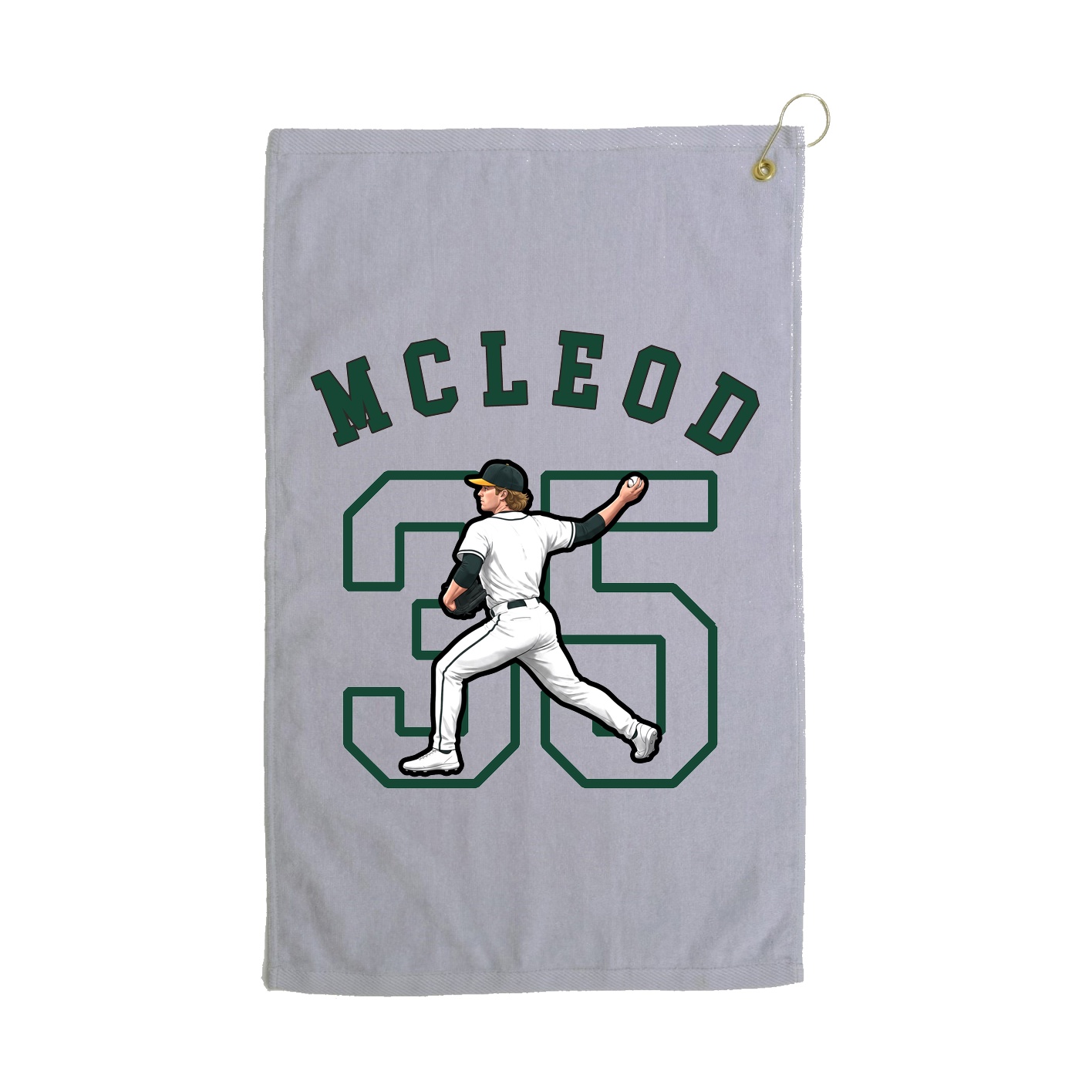 Golf Towel — Shirsey Arch in Grey