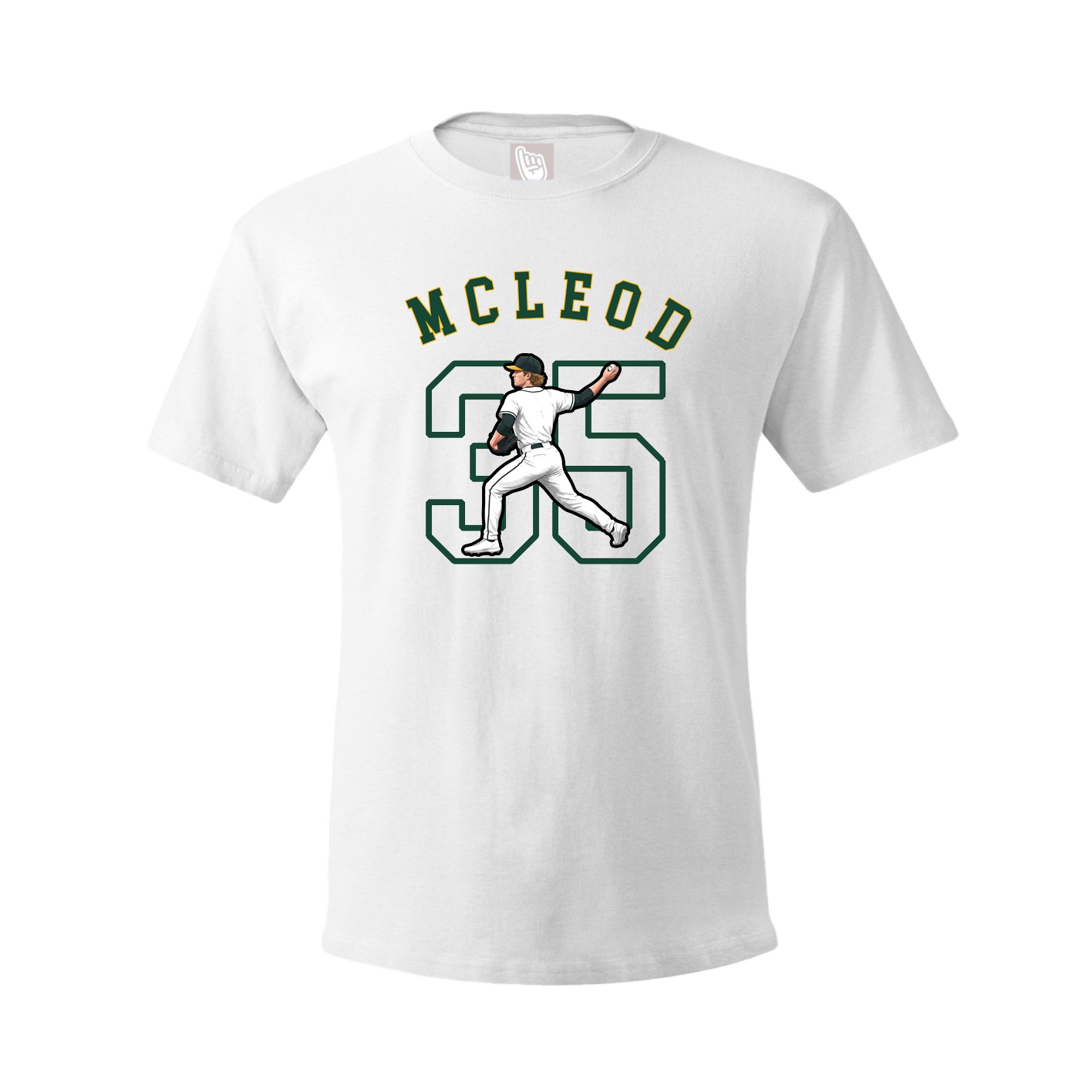 Youth Tee — Shirsey Arch in White