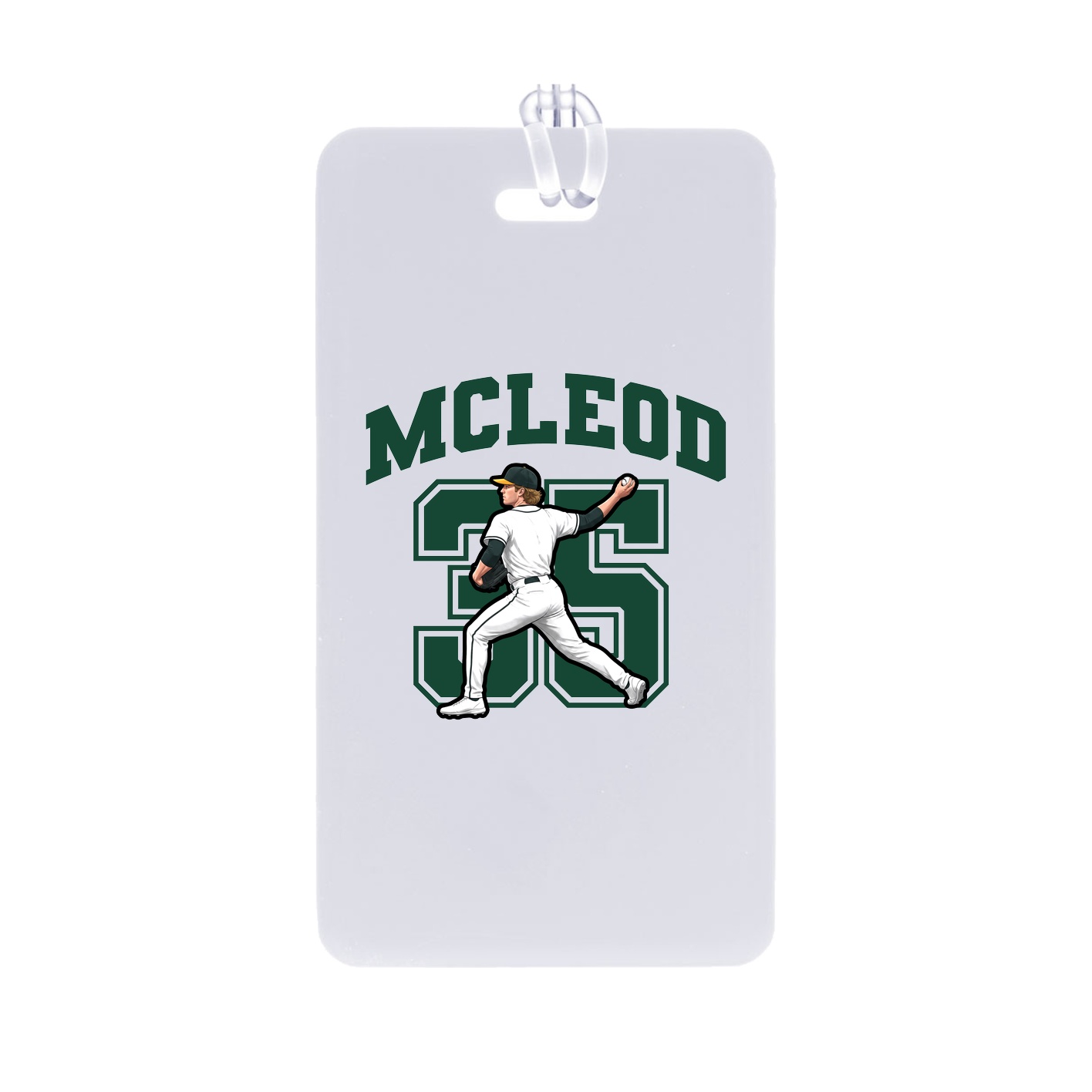 Bag Tag — Number in Classic