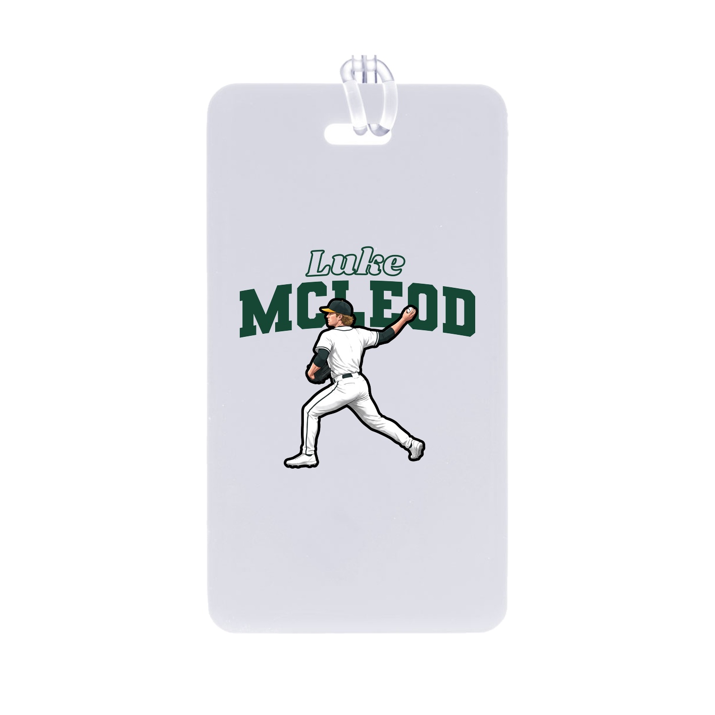 Bag Tag — Name Arch in Classic