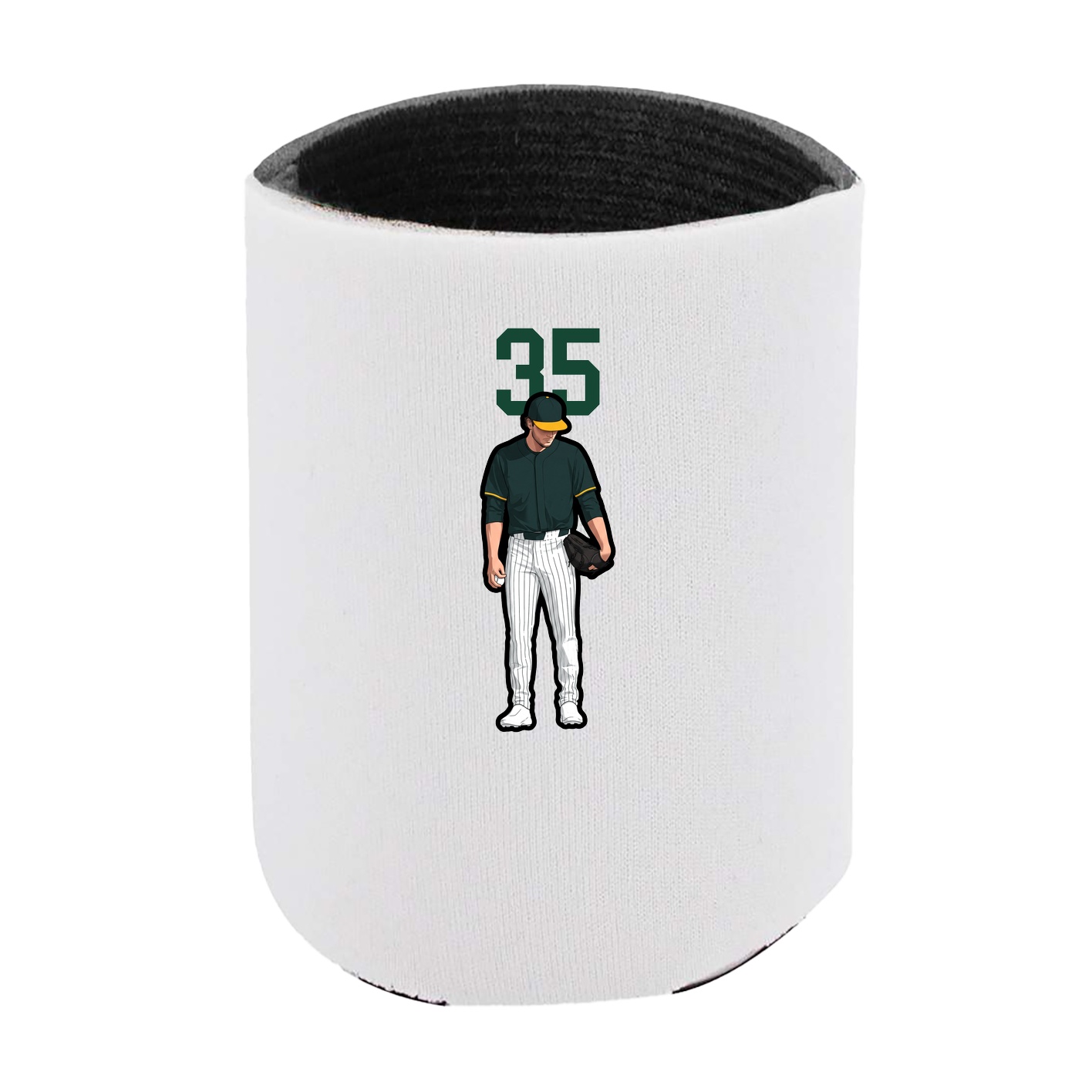 Can Holder — Number Top in White