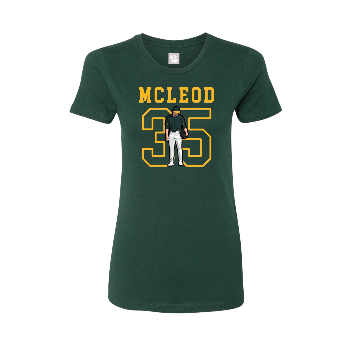 Fitted Women's Tee — Shirsey in Green