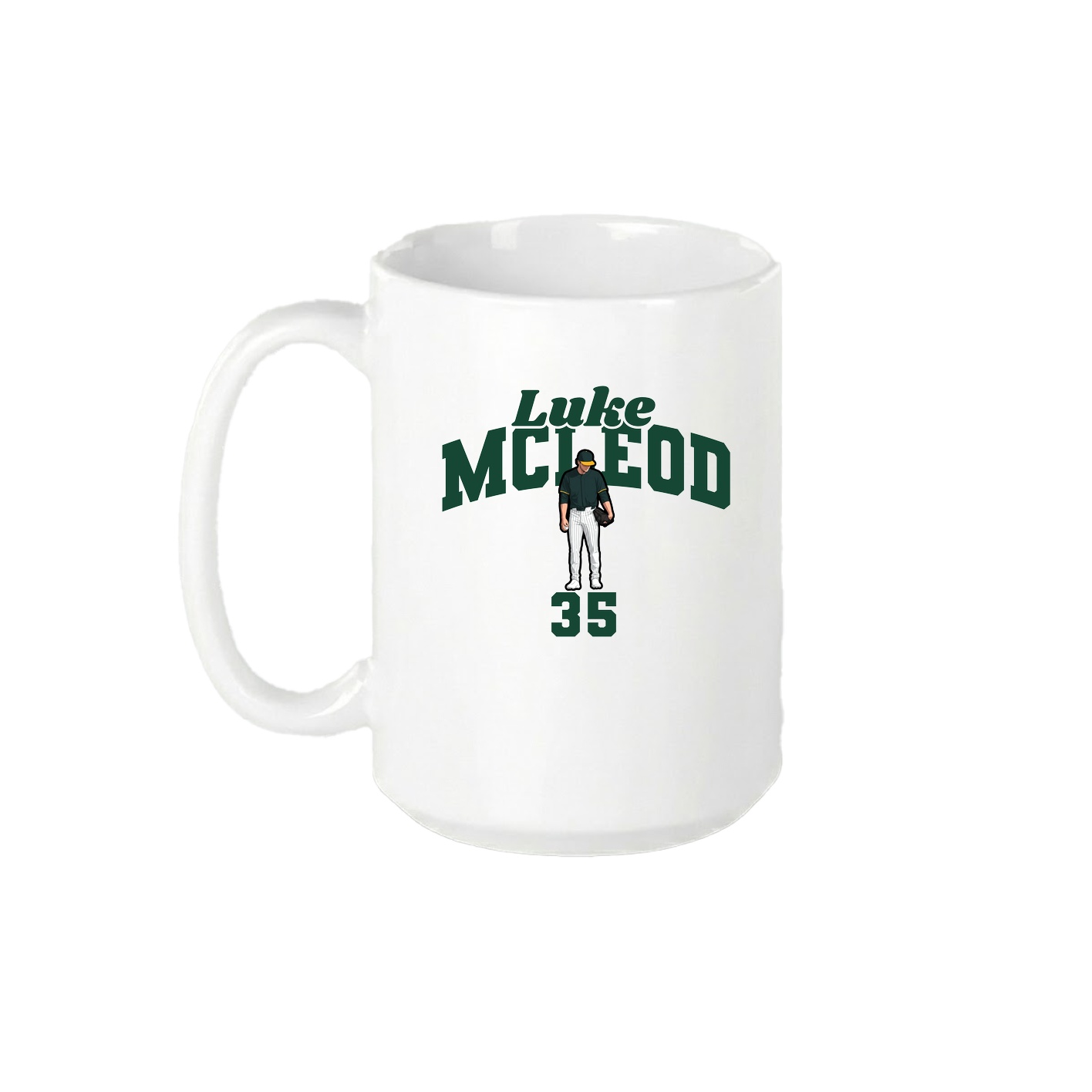 15oz Coffee Mug — Signature Arch in White