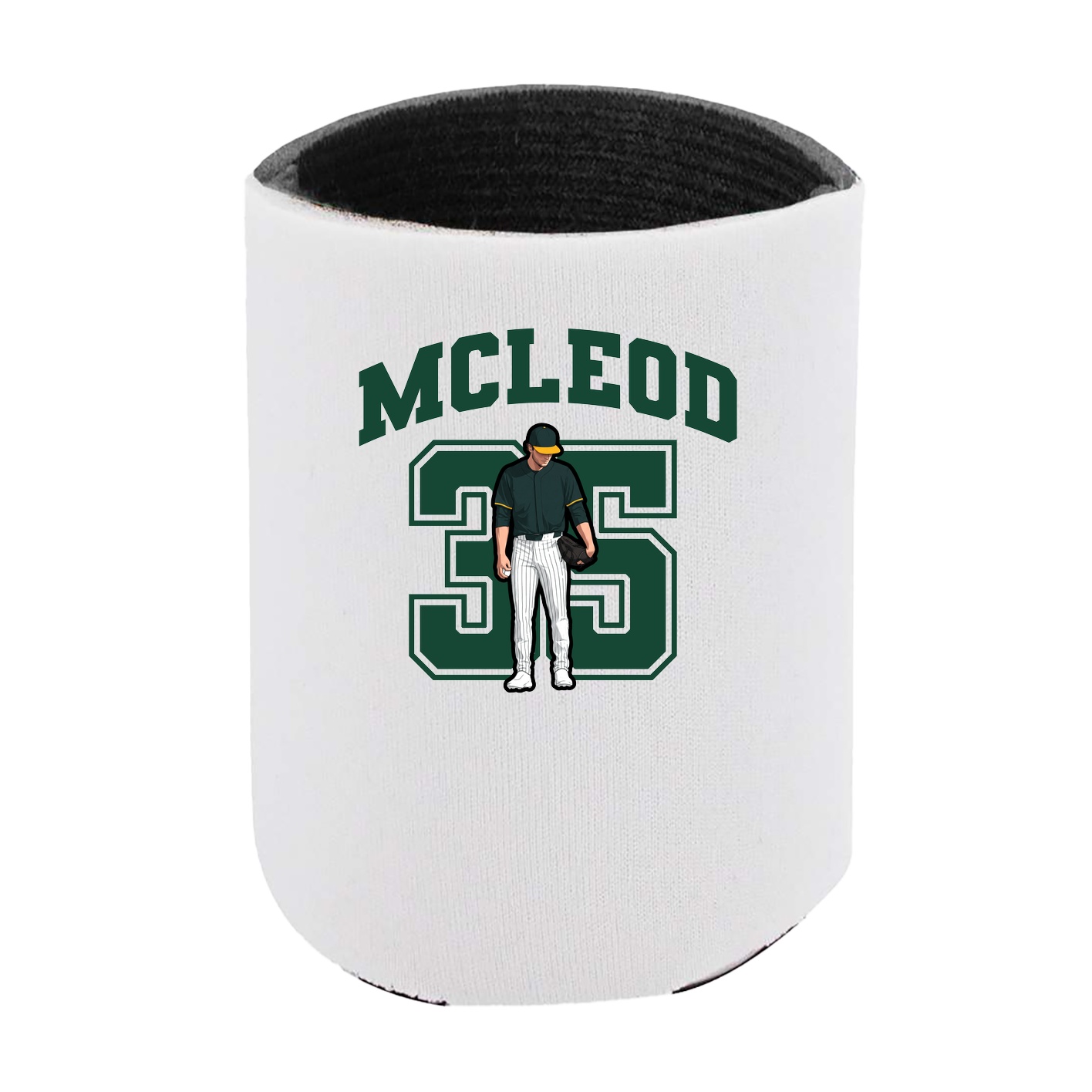Can Holder — Number in White