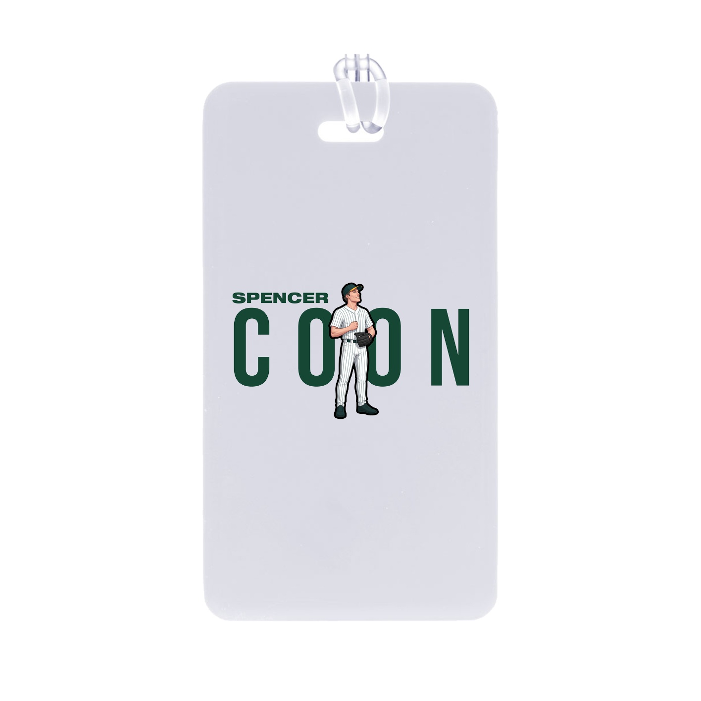Bag Tag — Player Name in Classic