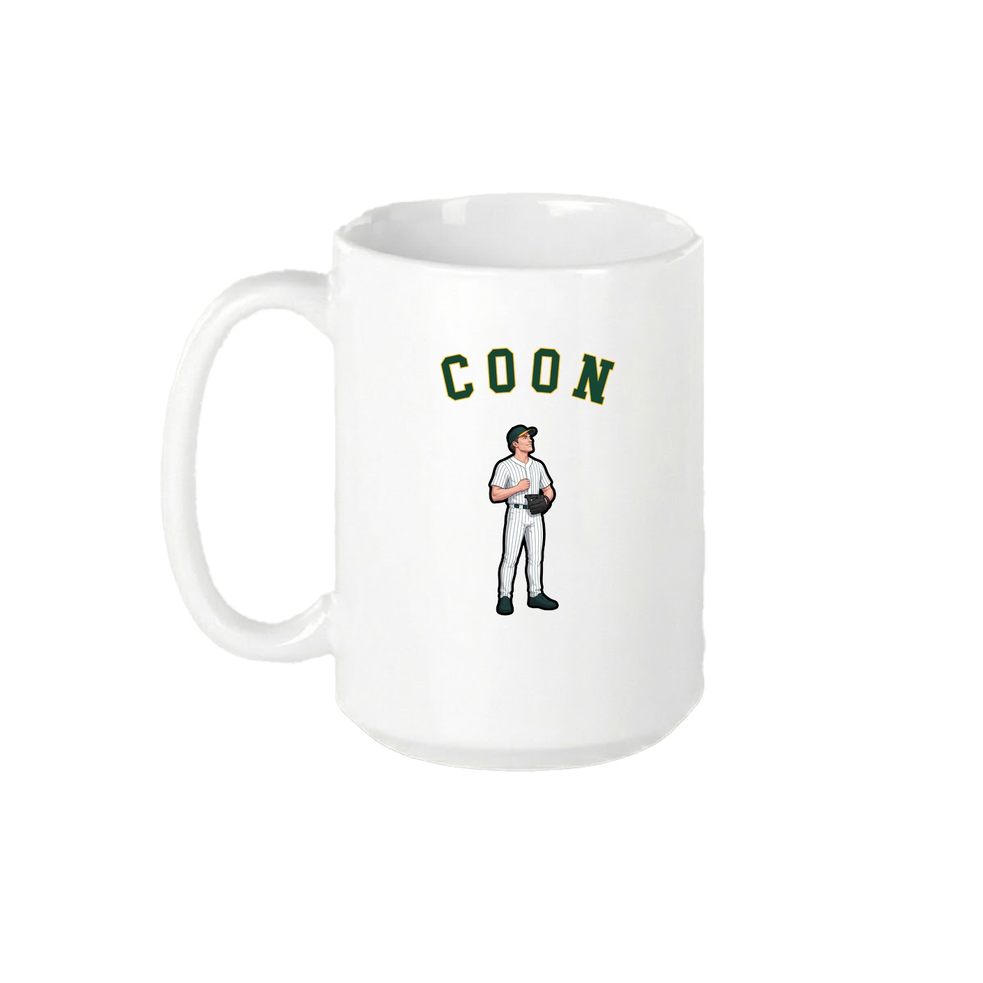 15oz Coffee Mug — Shirsey Arch in White