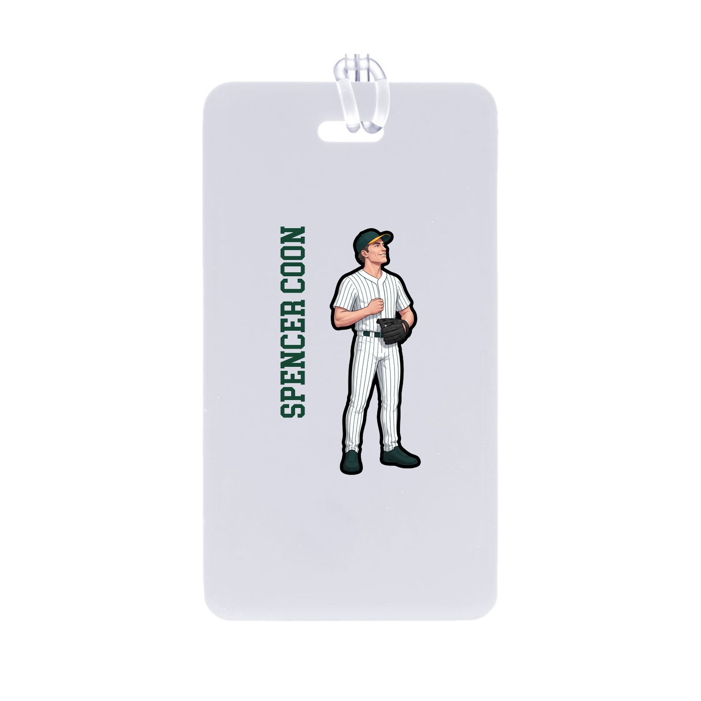 Bag Tag — Name Vertical in Classic