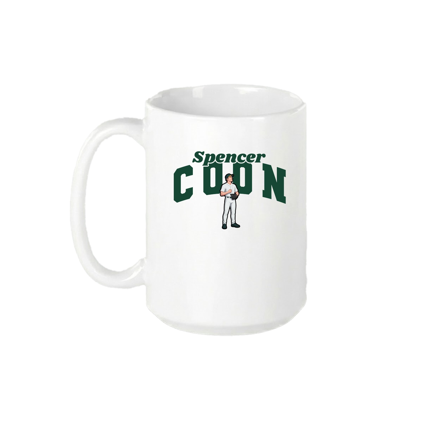 15oz Coffee Mug — Signature Arch in White