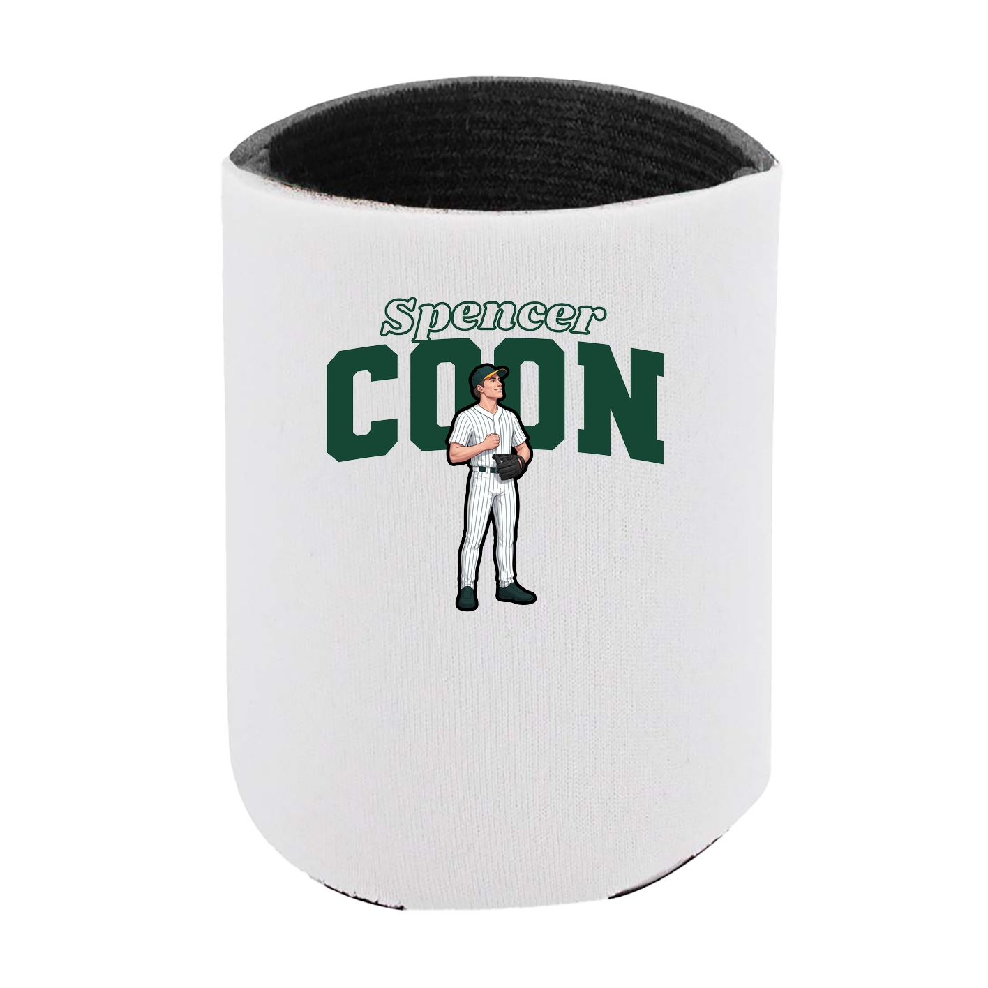 Can Holder — Name Arch in White