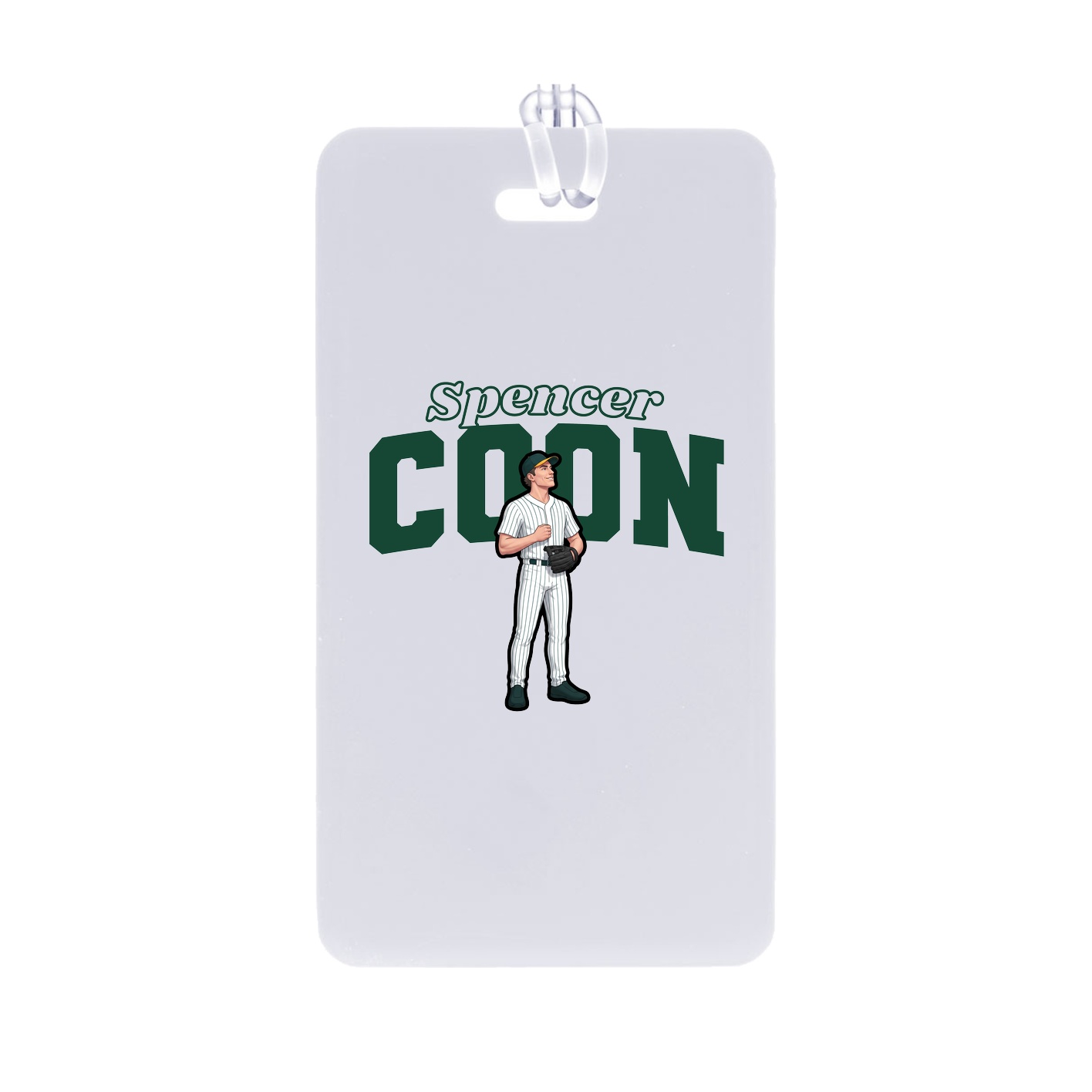 Bag Tag — Name Arch in Classic