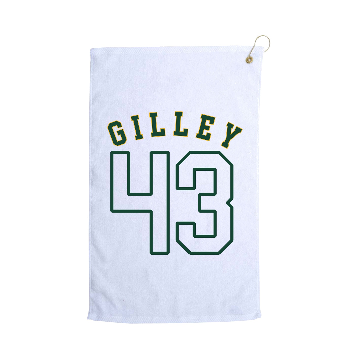 Golf Towel — Shirsey Arch in White