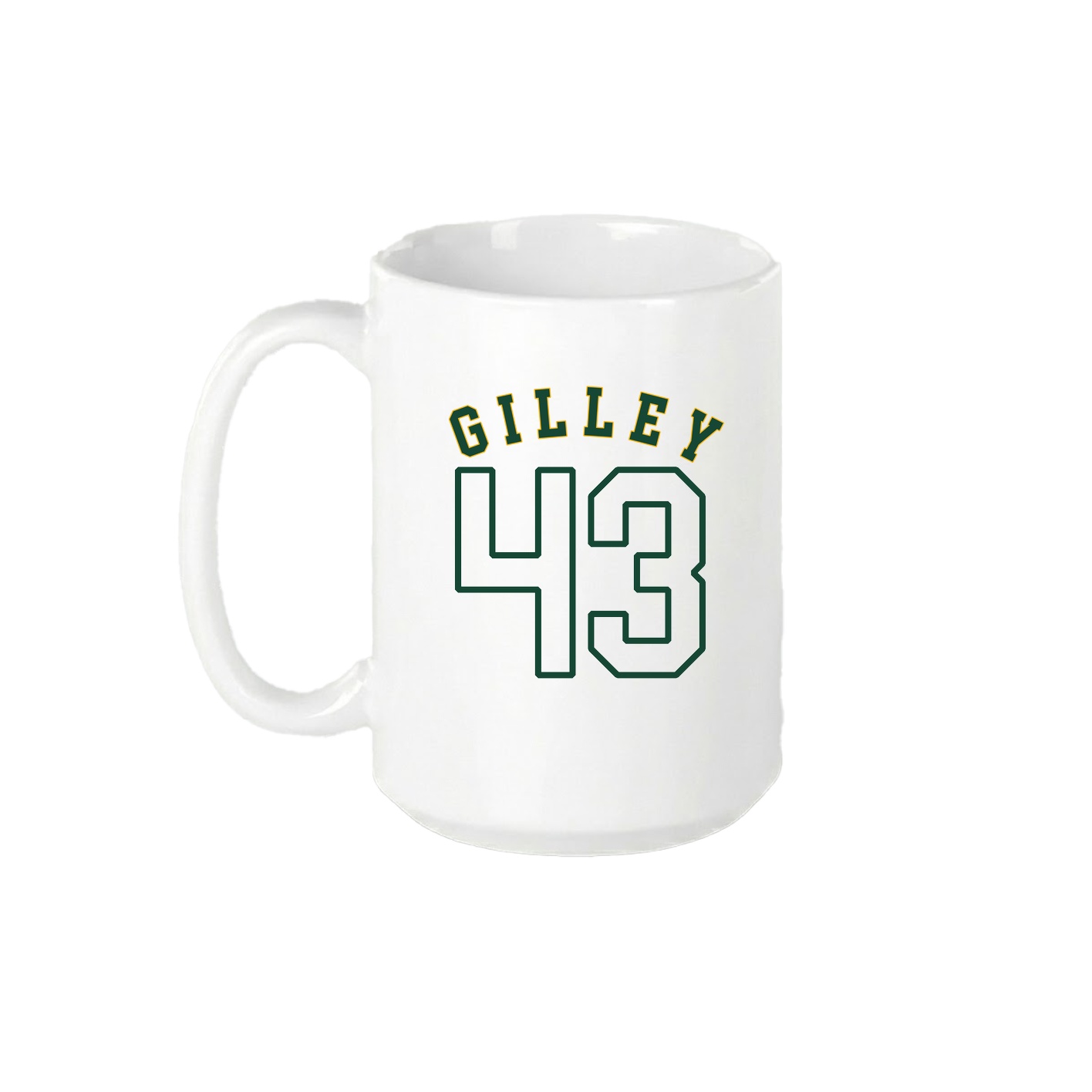15oz Coffee Mug — Shirsey Arch in White