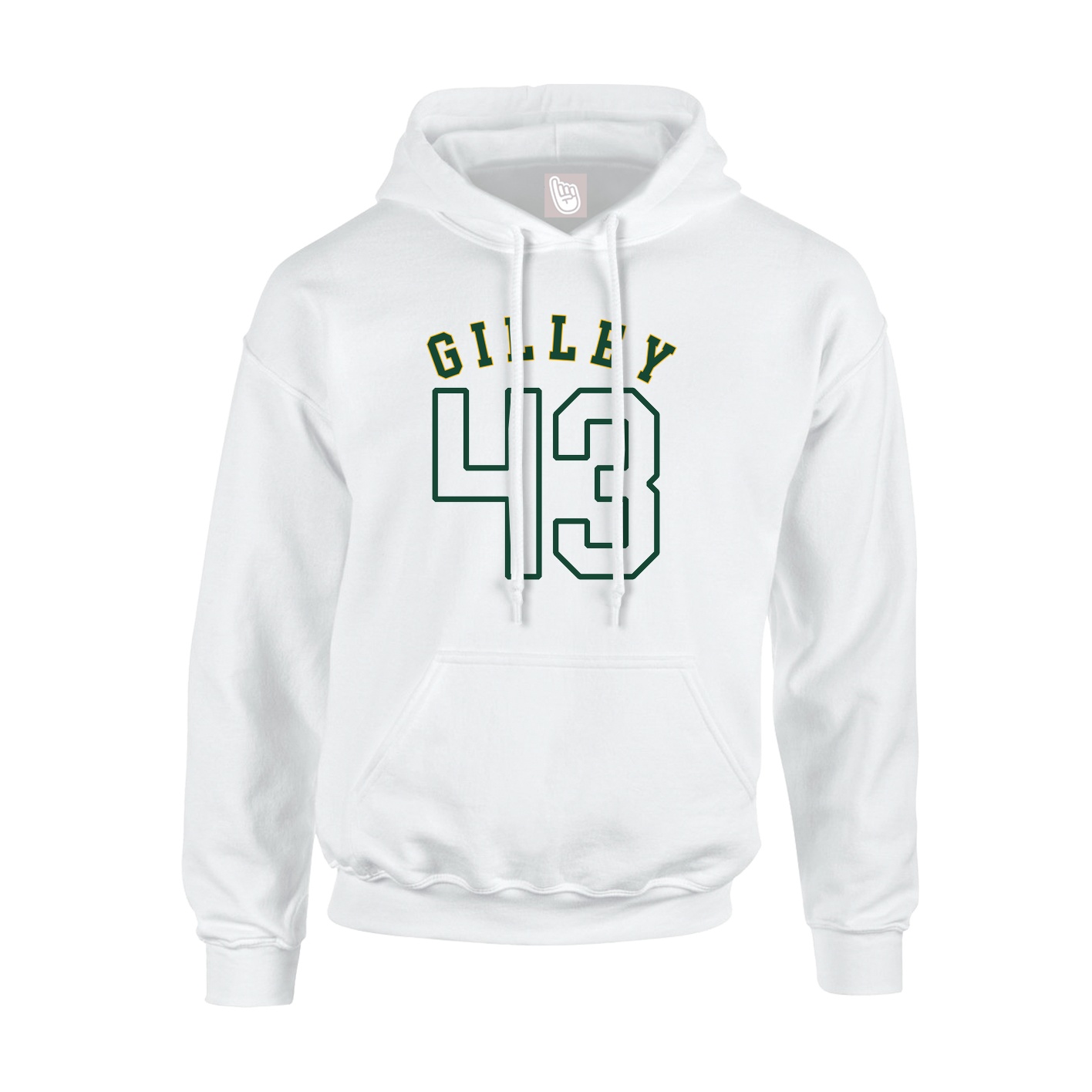 Hoodie — Shirsey Arch in White