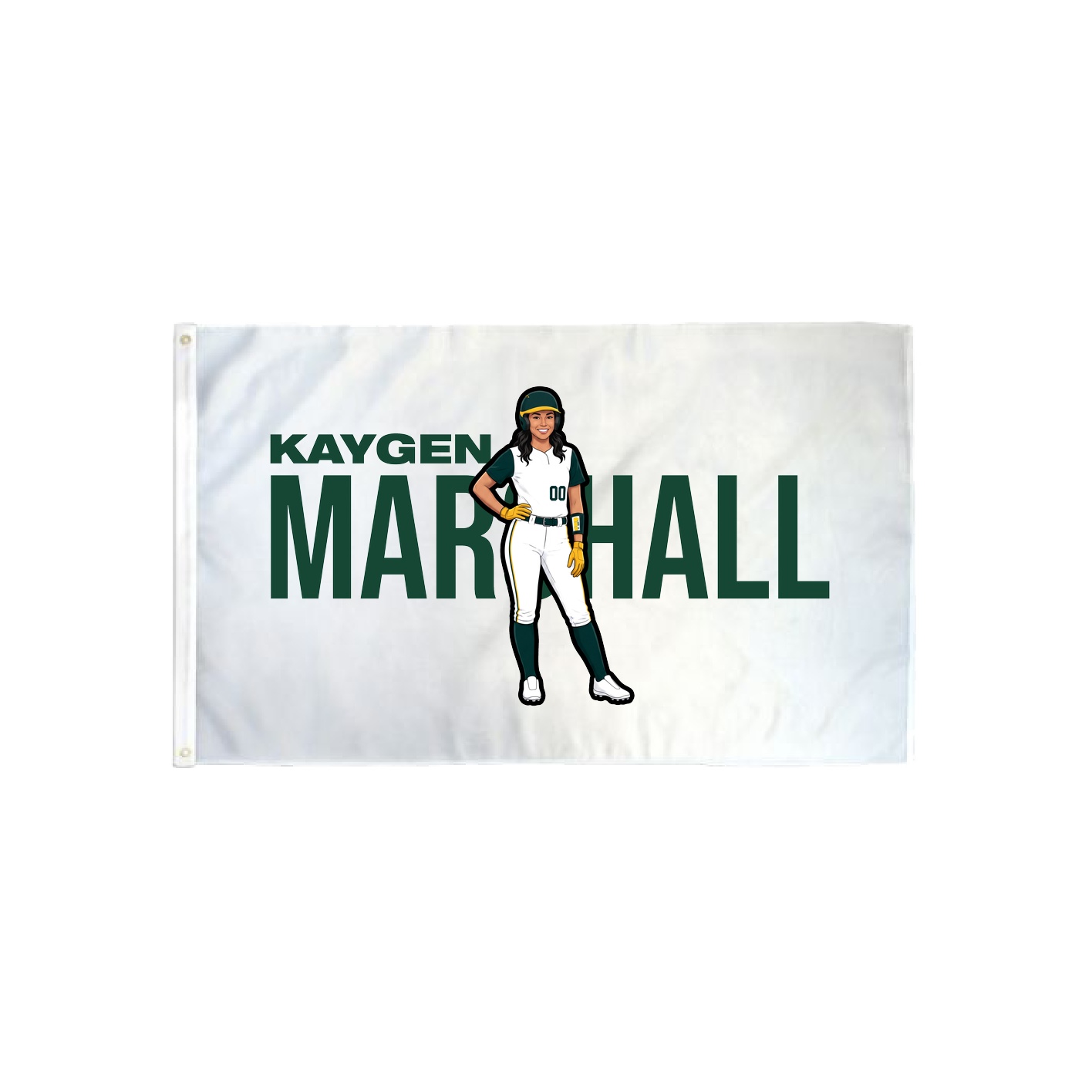 3x5 Flag — Player Name in Classic