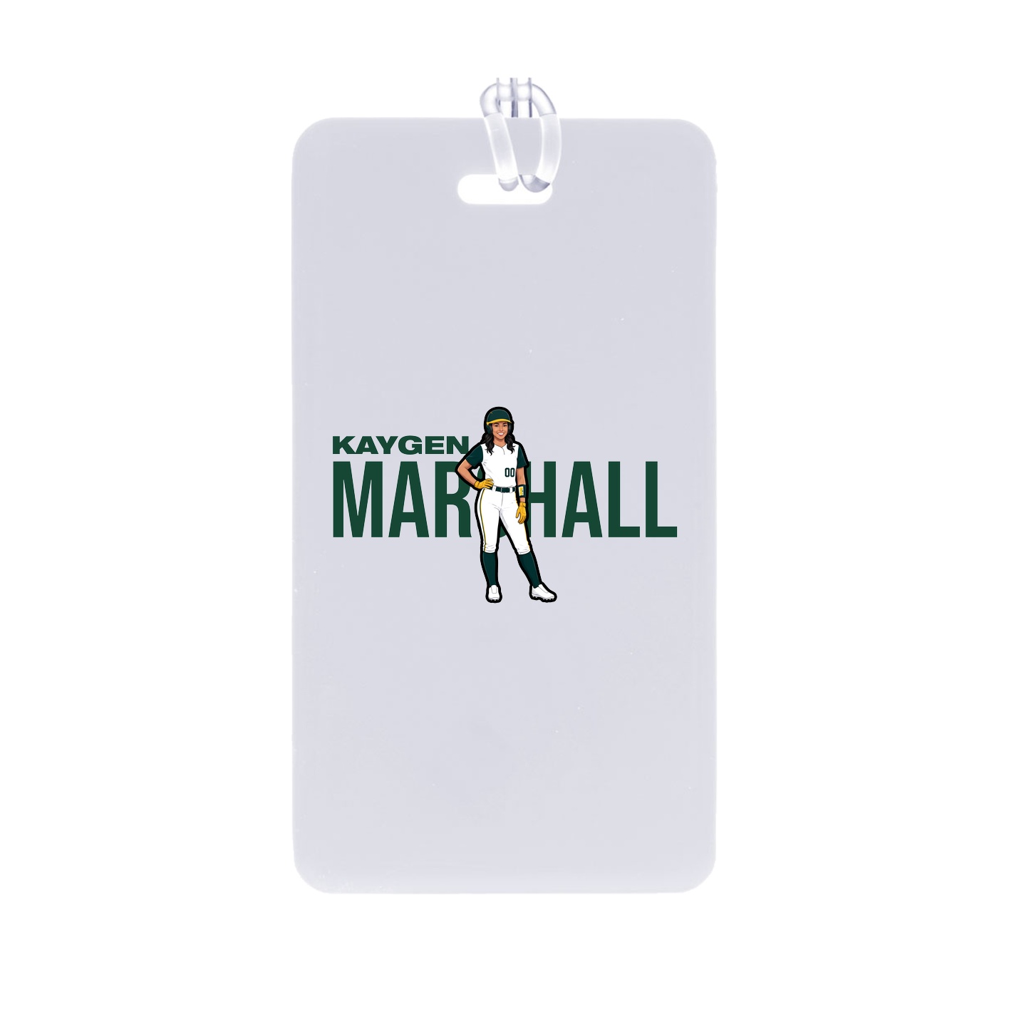 Bag Tag — Player Name in Classic