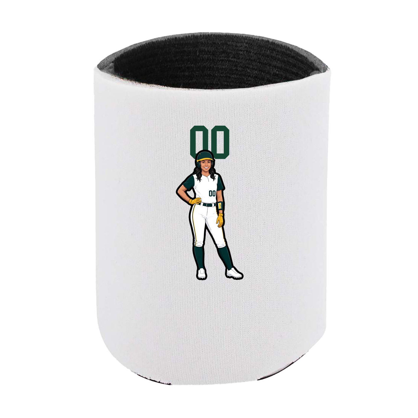 Can Holder — Number Top in White
