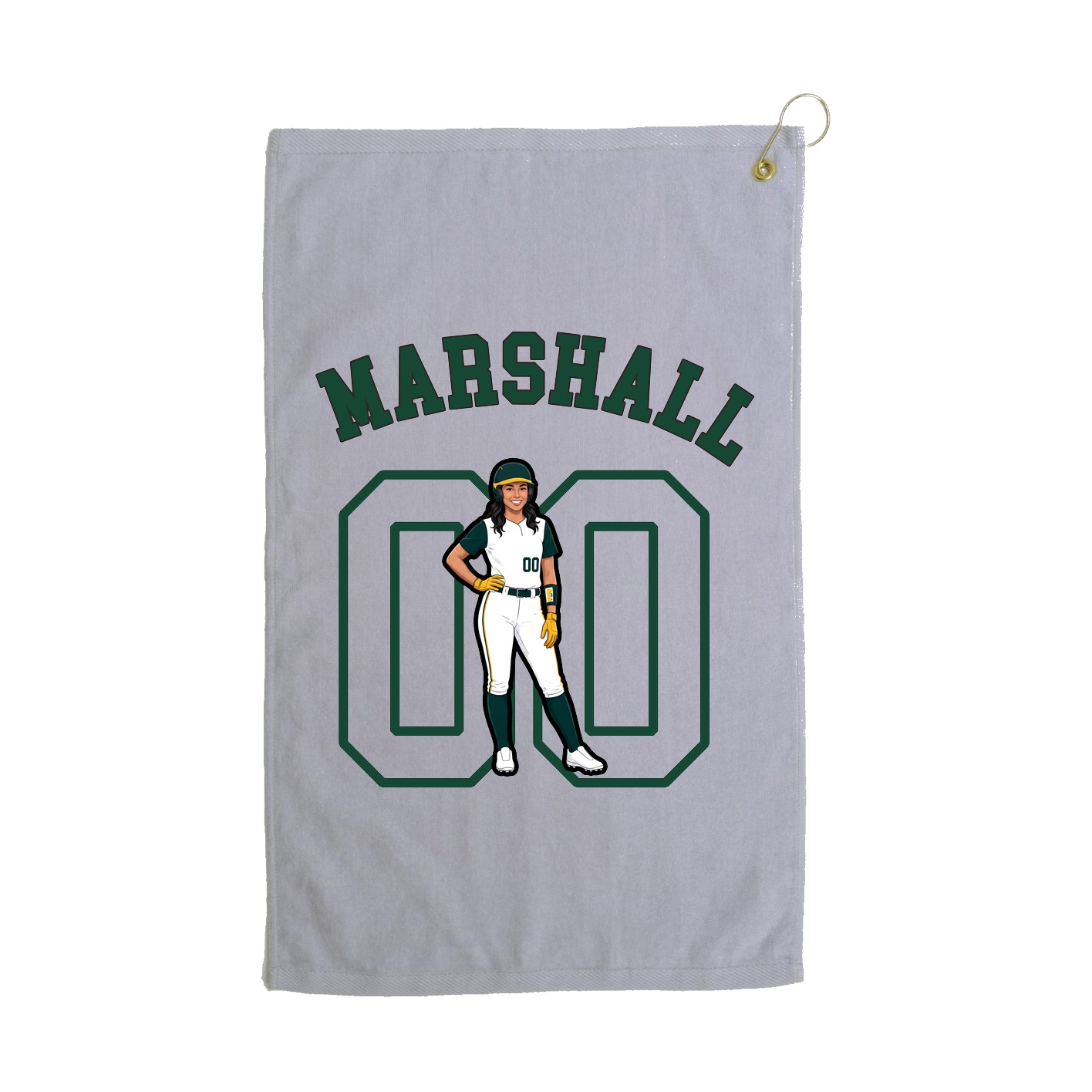 Golf Towel — Shirsey Arch in Grey