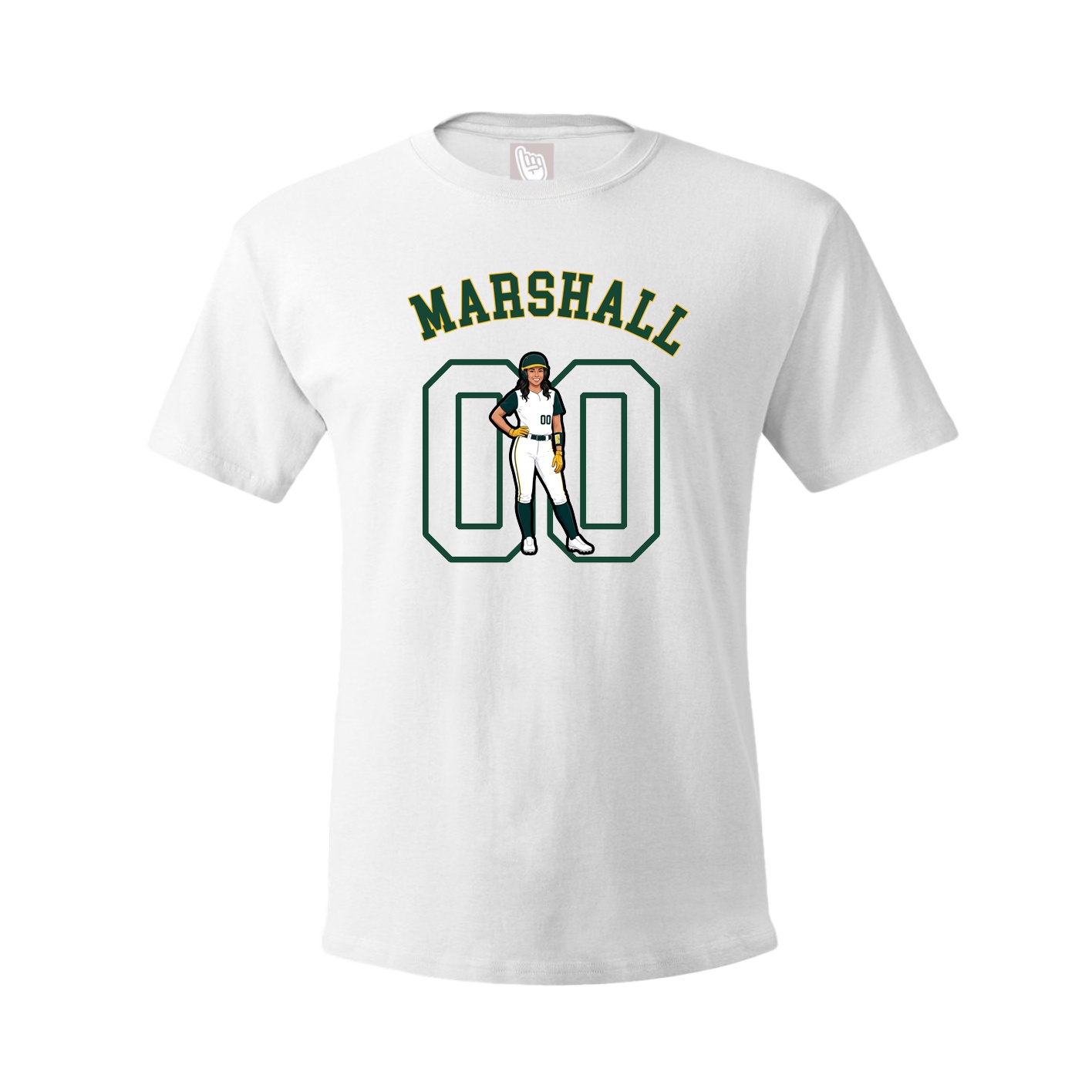 Youth Tee — Shirsey Arch in White