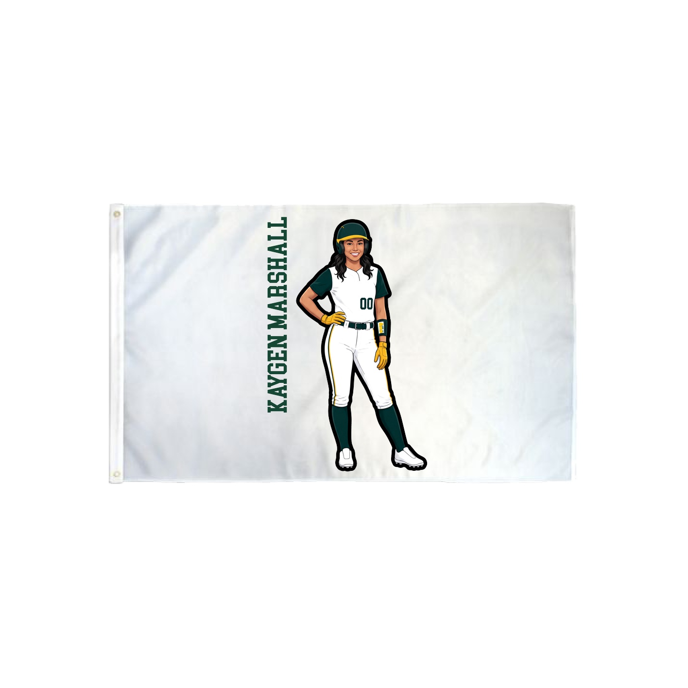 3x5 Flag — Name Vertical in Classic