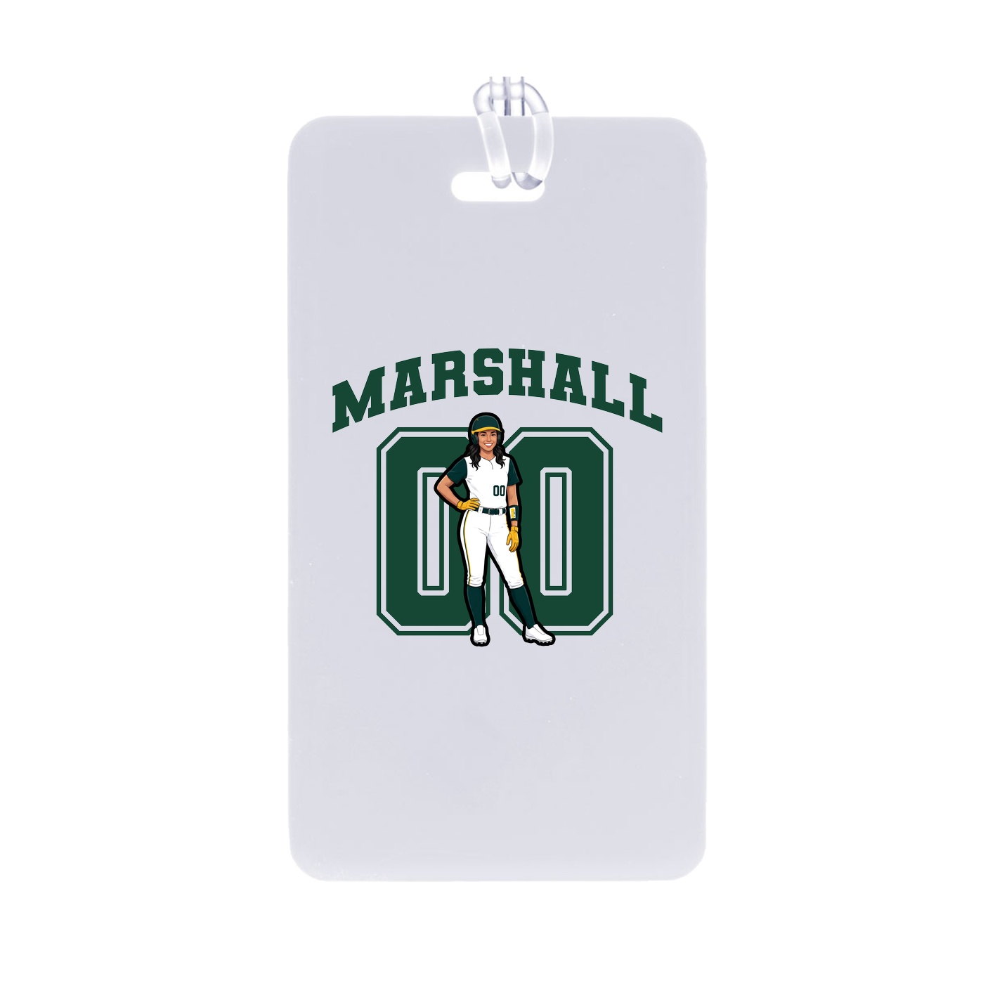 Bag Tag — Number in Classic