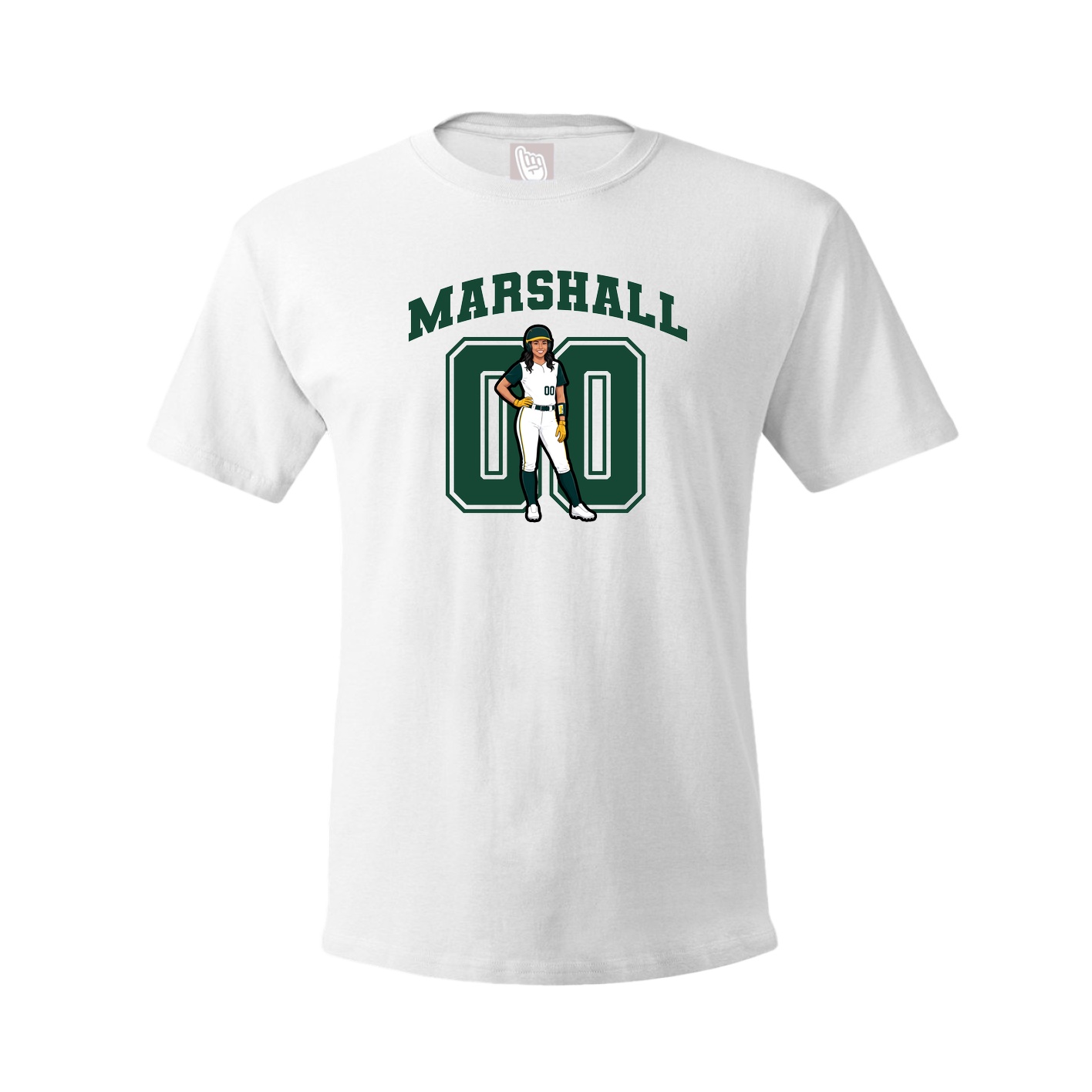 Tee — Number in White