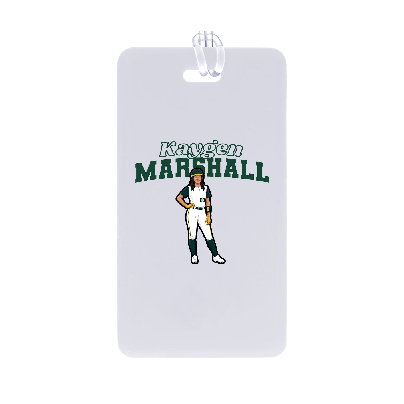 Bag Tag — Name Arch in Classic