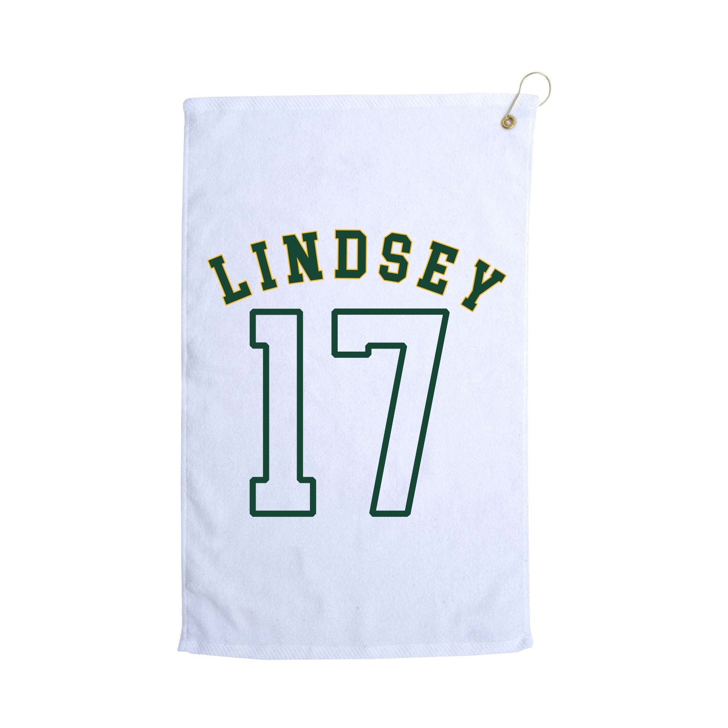 Golf Towel — Shirsey Arch in White