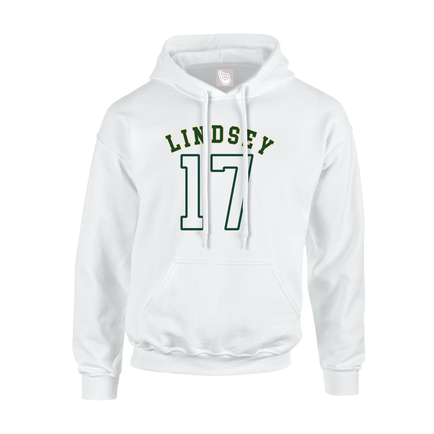 Hoodie — Shirsey Arch in White