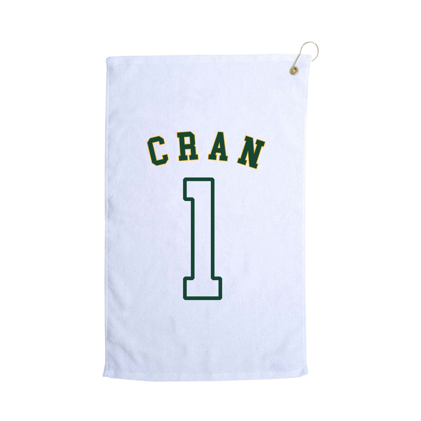 Golf Towel — Shirsey Arch in White