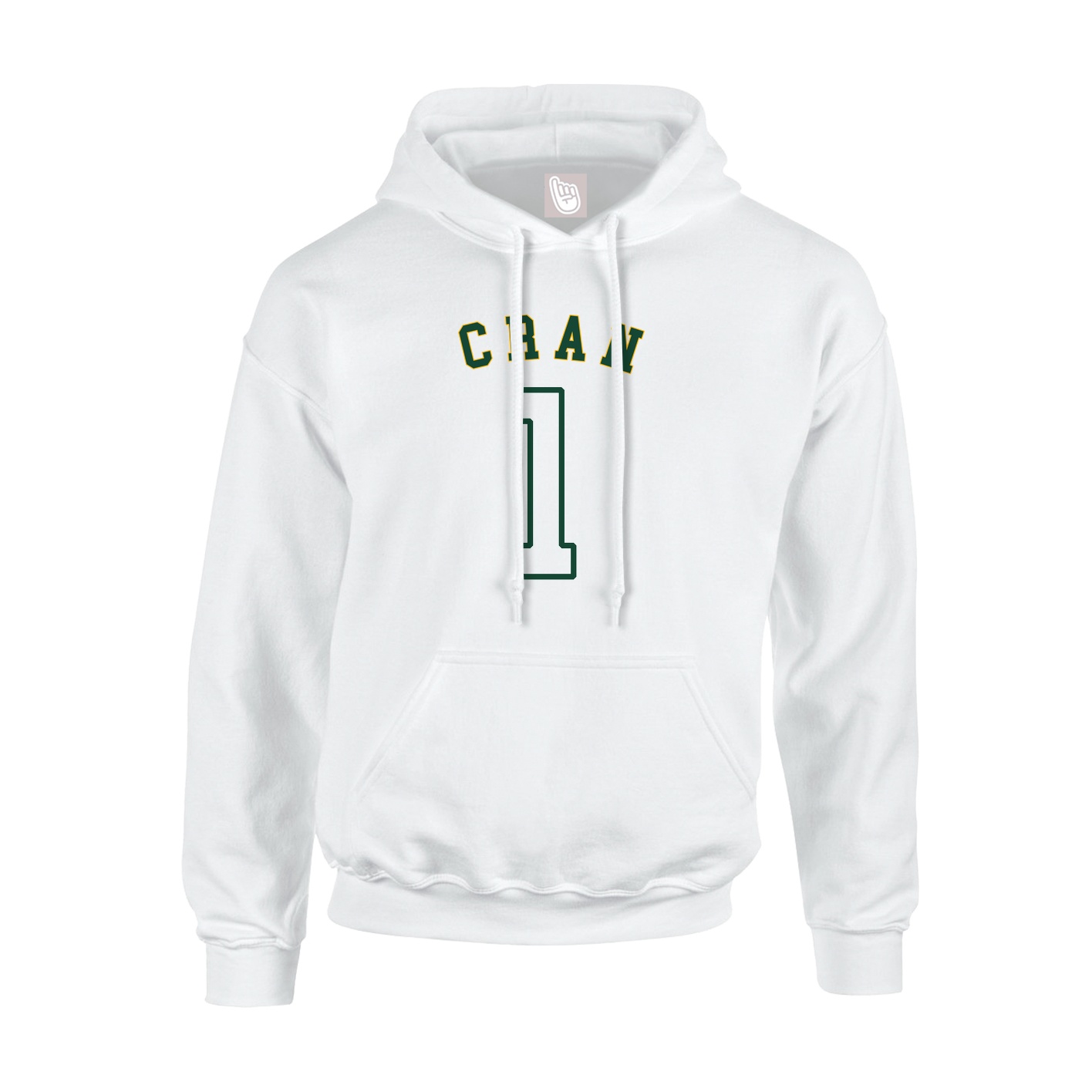 Hoodie — Shirsey Arch in White