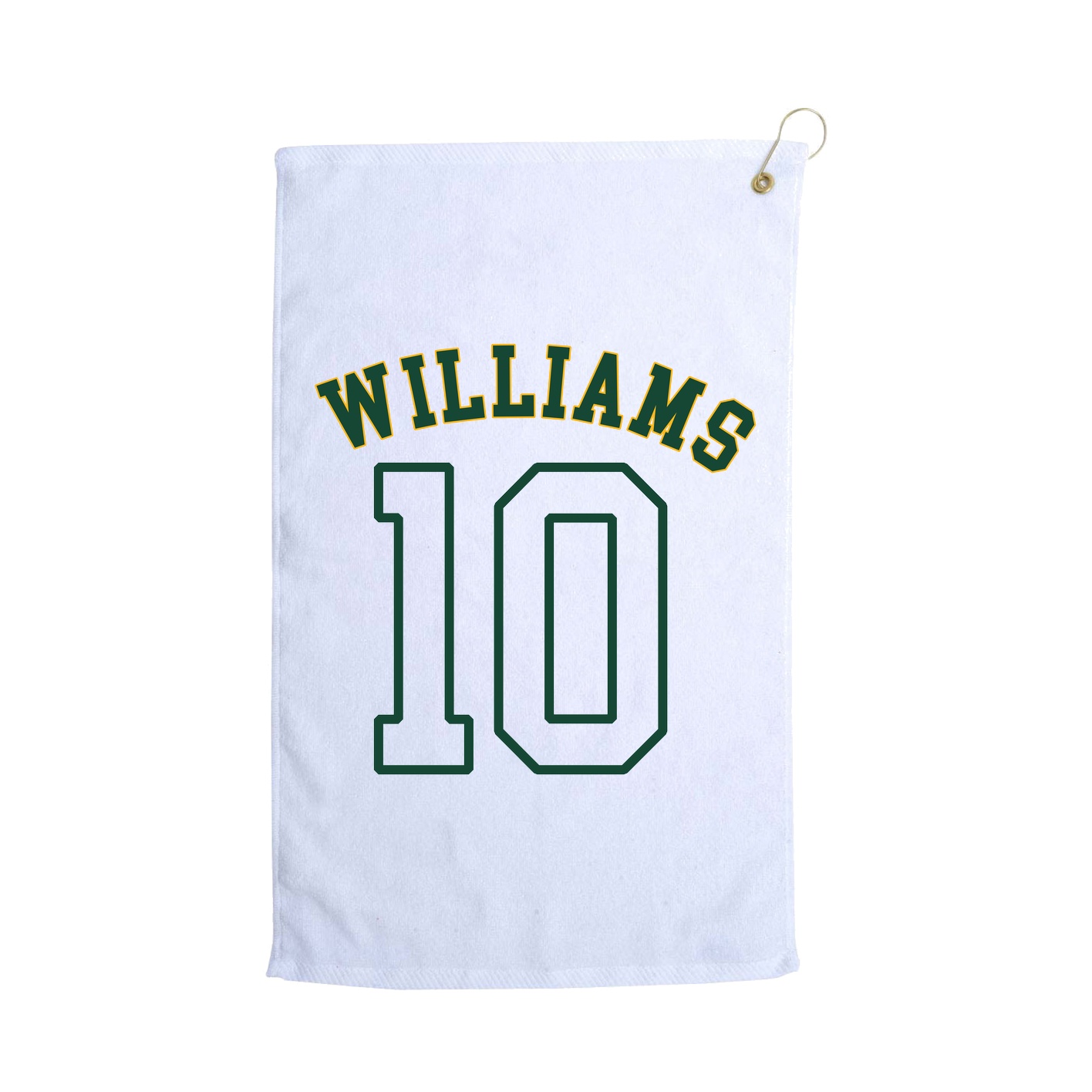 Golf Towel — Shirsey Arch in White