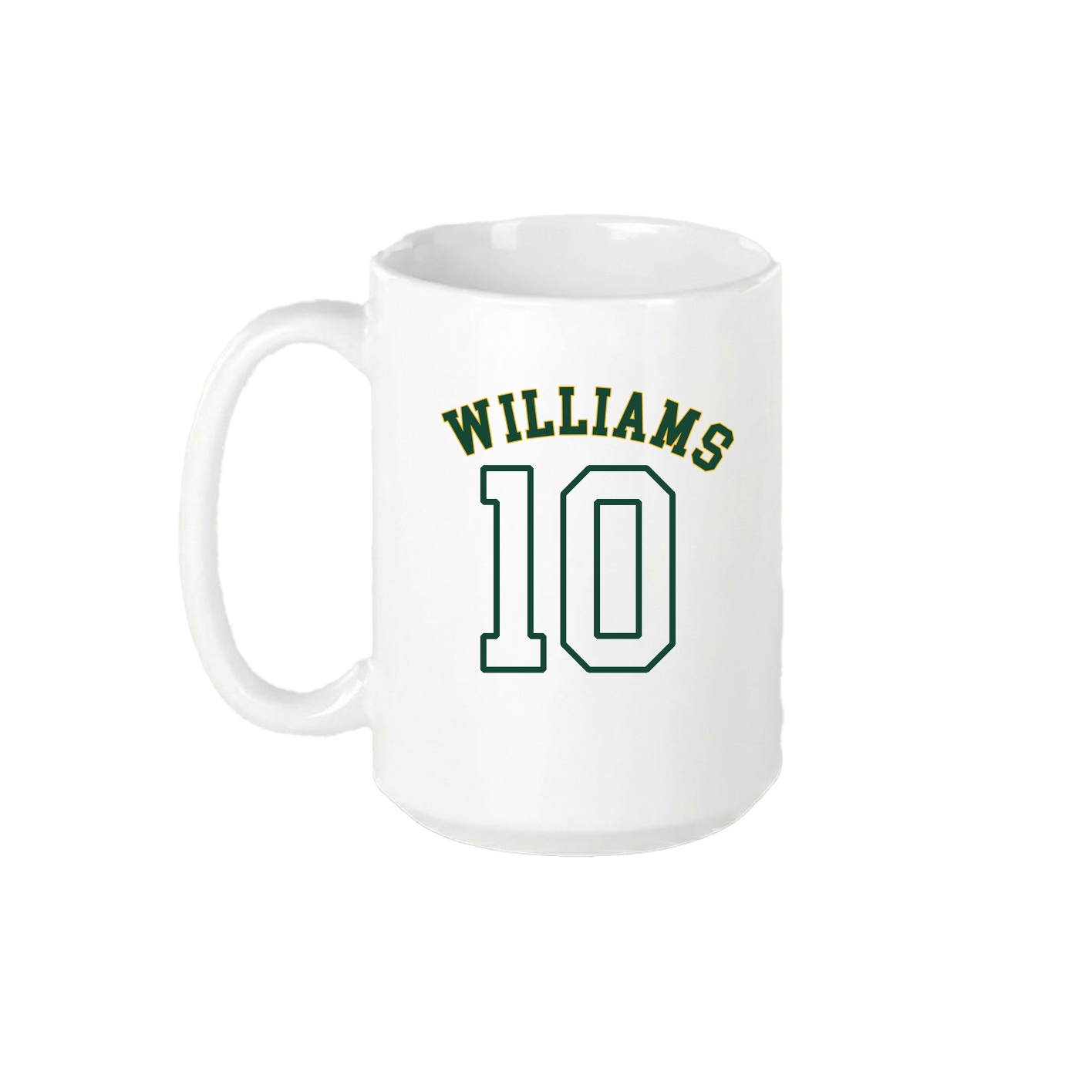 15oz Coffee Mug — Shirsey Arch in White
