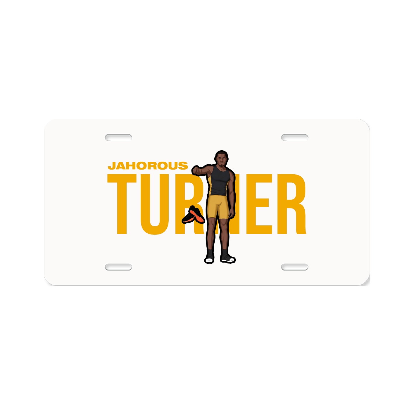 License Plate — Player Name in Classic