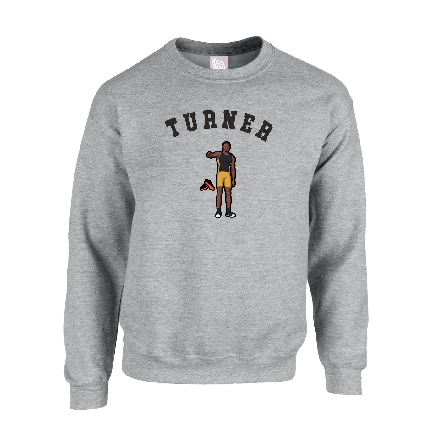Fleece Crew — Shirsey Arch in Grey