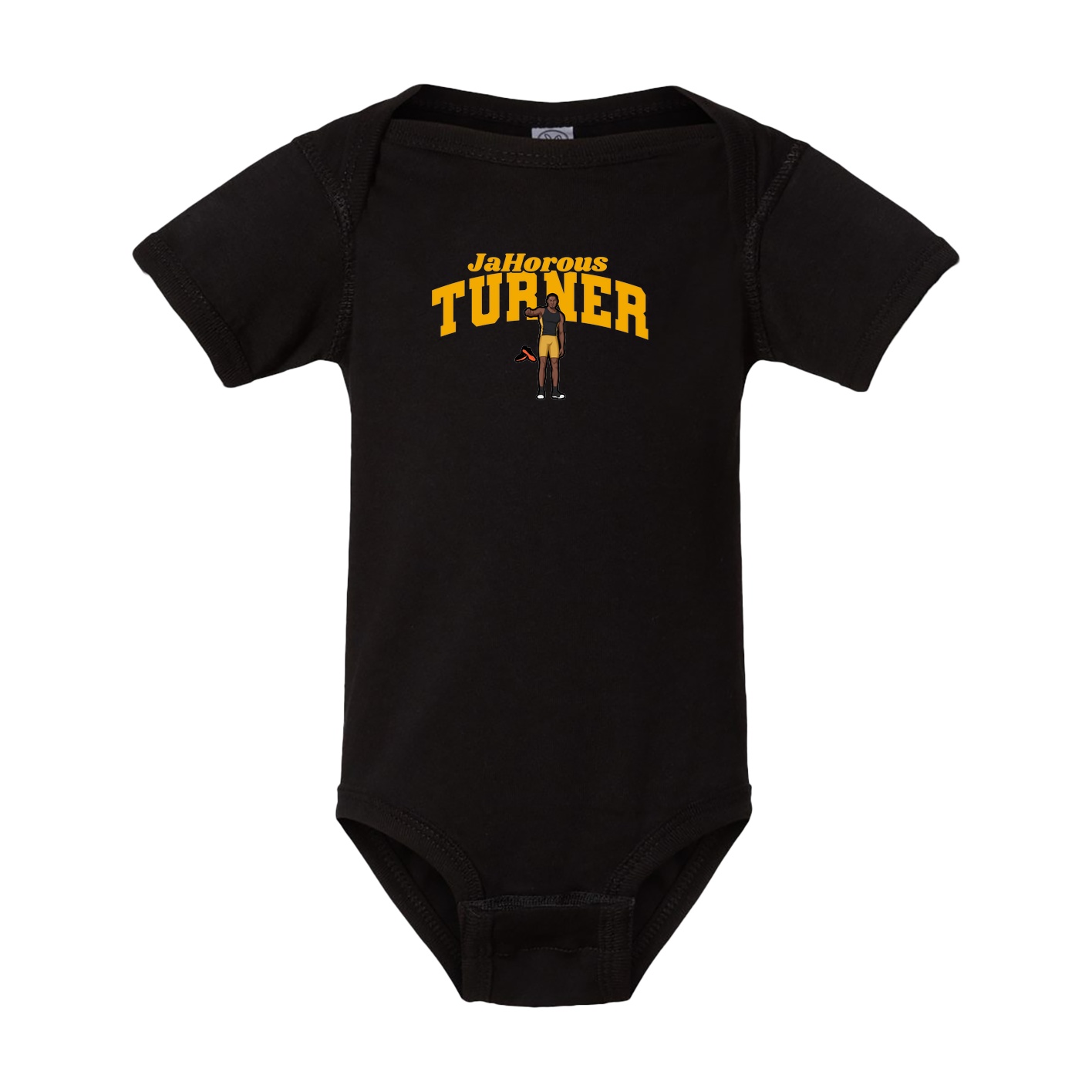 Baby Onesie — Signature Arch in Black