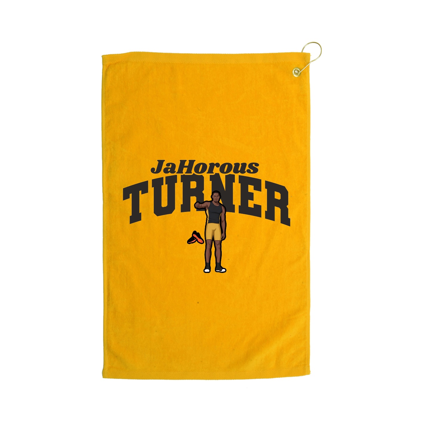 Golf Towel — Signature Arch in Gold